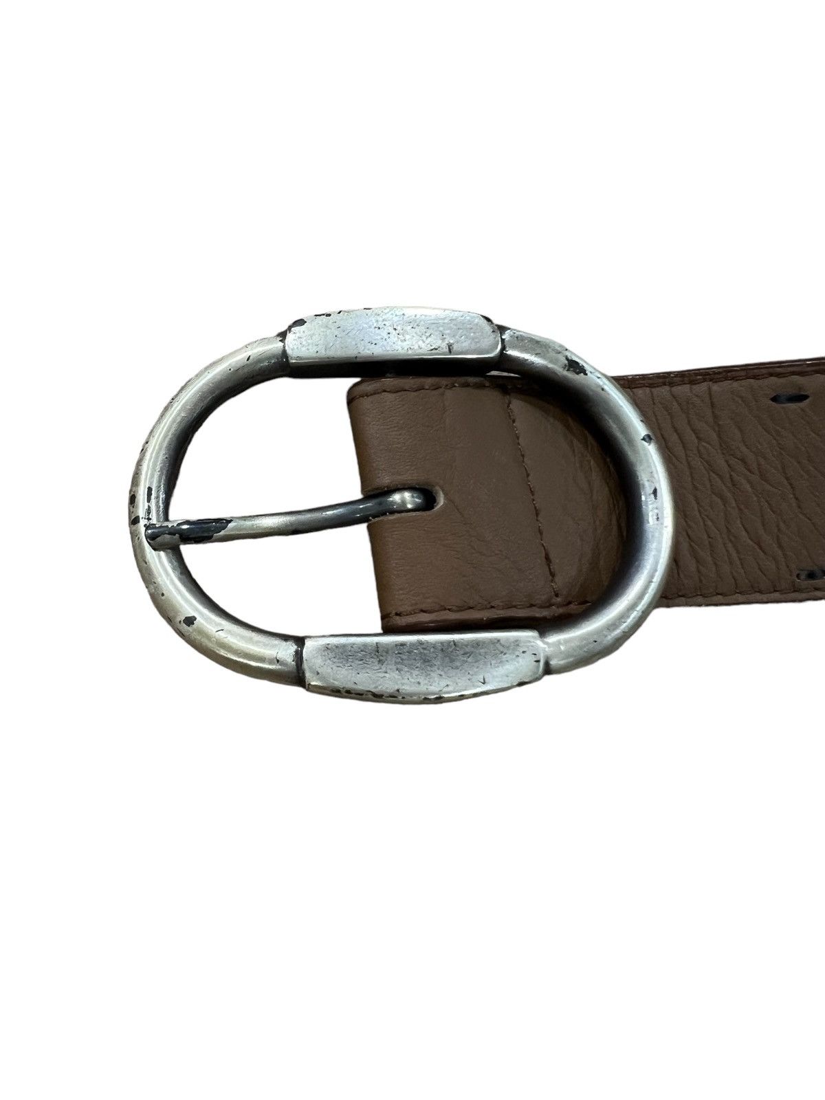 Bottega Veneta OG Bottega Veneta 🇮🇹 Intrecciato Calfskin Buckle Belt Size ONE SIZE - 6 Thumbnail