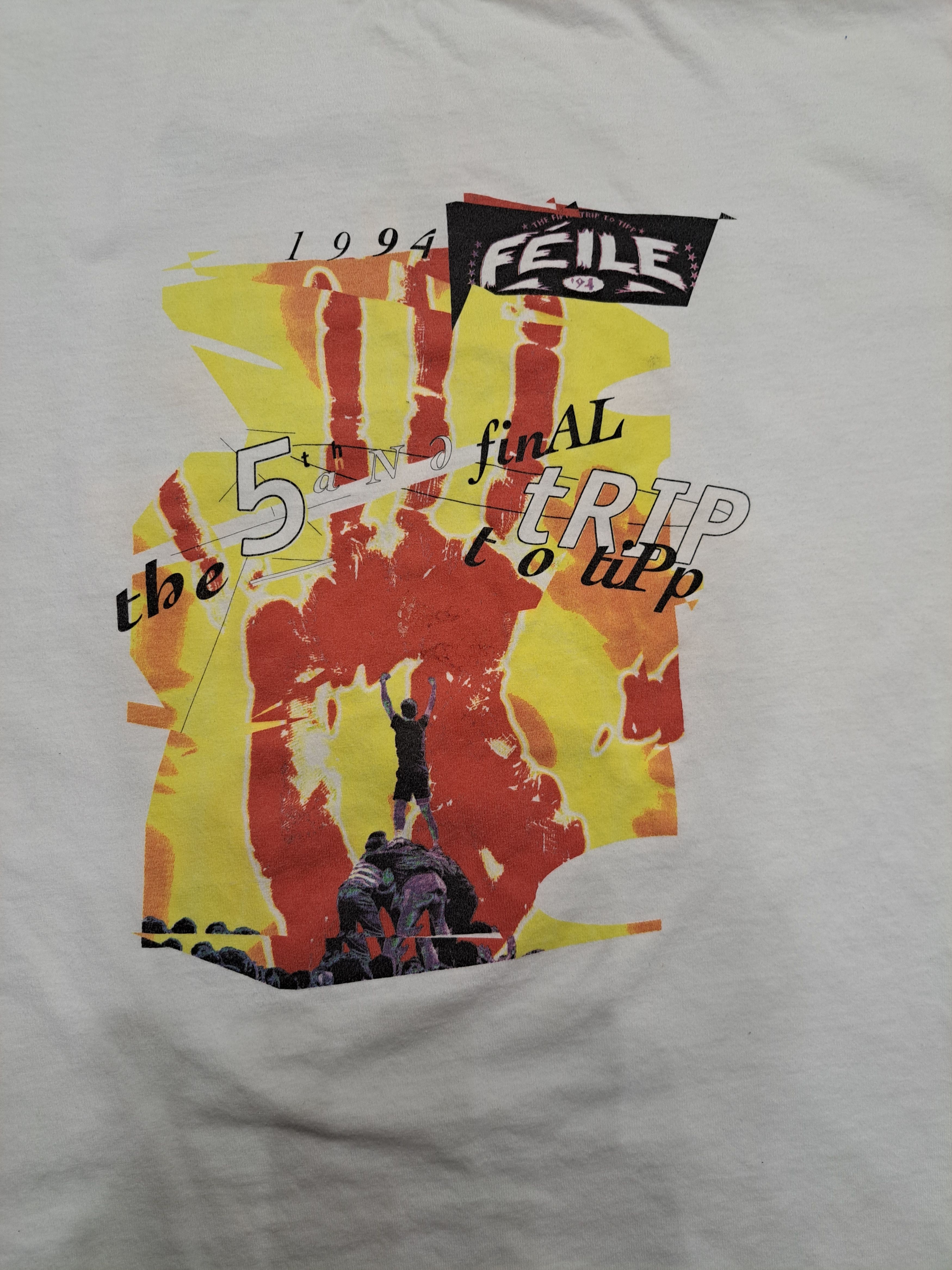 Band Tees Feile '94 final trip tour vintage Levi's band 1994 90s Size US XL / EU 56 / 4 - 2 Thumbnail