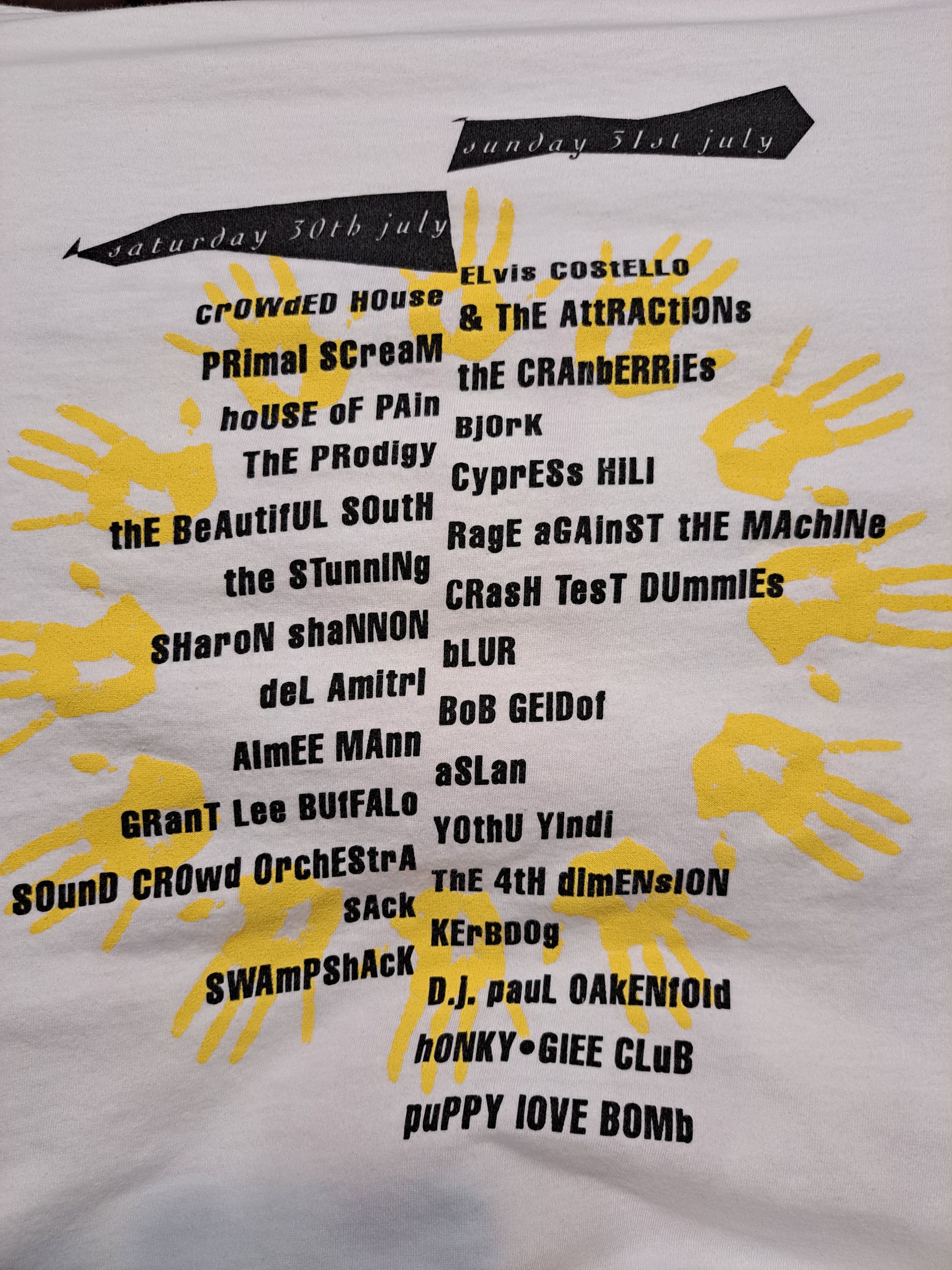 Band Tees Feile '94 final trip tour vintage Levi's band 1994 90s Size US XL / EU 56 / 4 - 3 Thumbnail