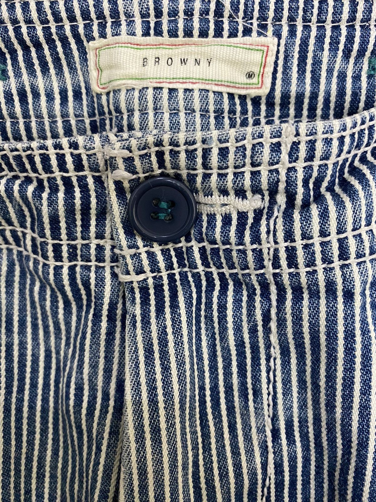 Japanese Brand Japanese Browny Hickory Stripe Cargo Pant Size US 32 / EU 48 - 11 Thumbnail
