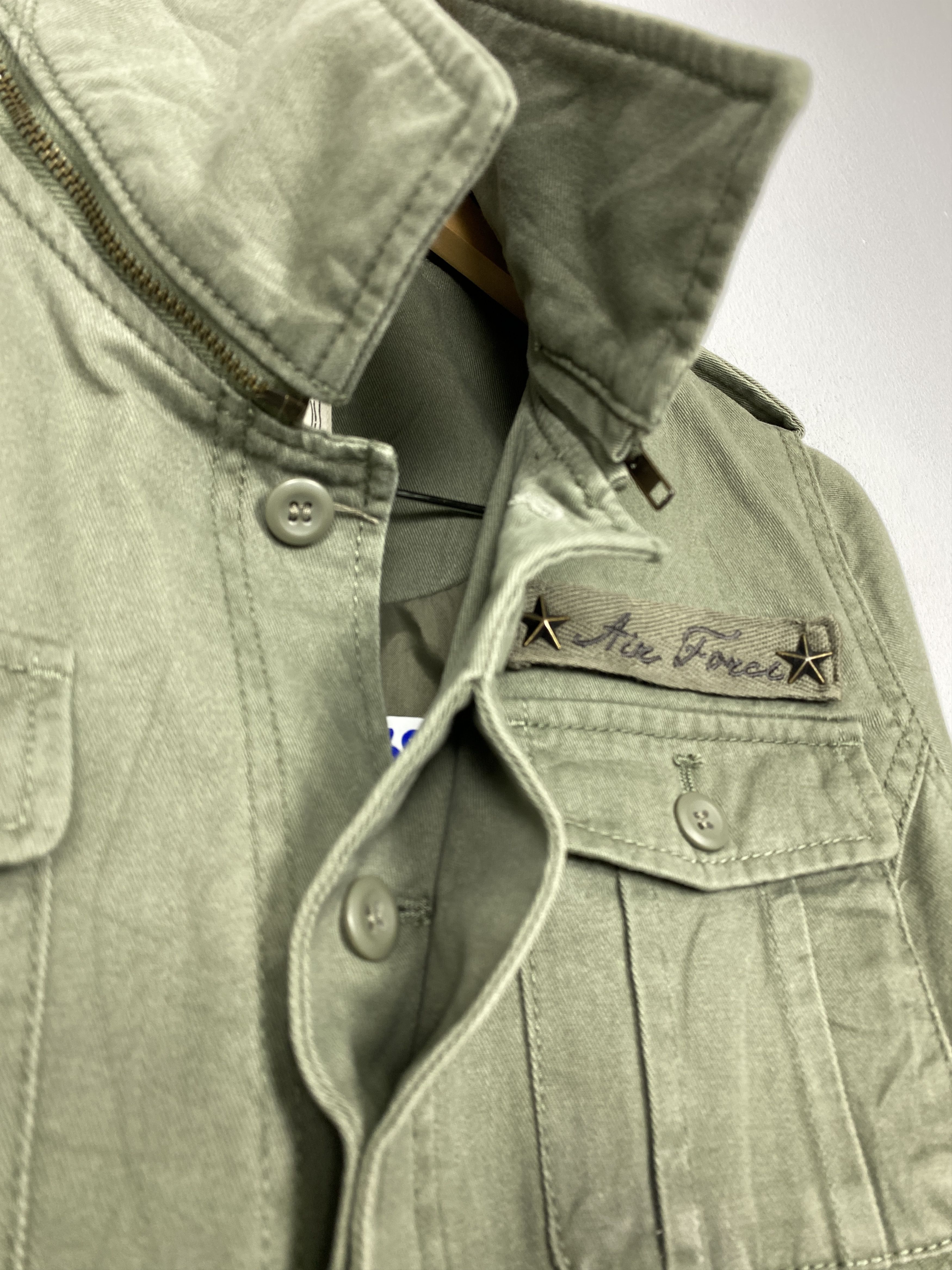 Vintage Vintage Air Force Button Up Jacket J1539 Size US S / EU 44-46 / 1 - 6 Thumbnail
