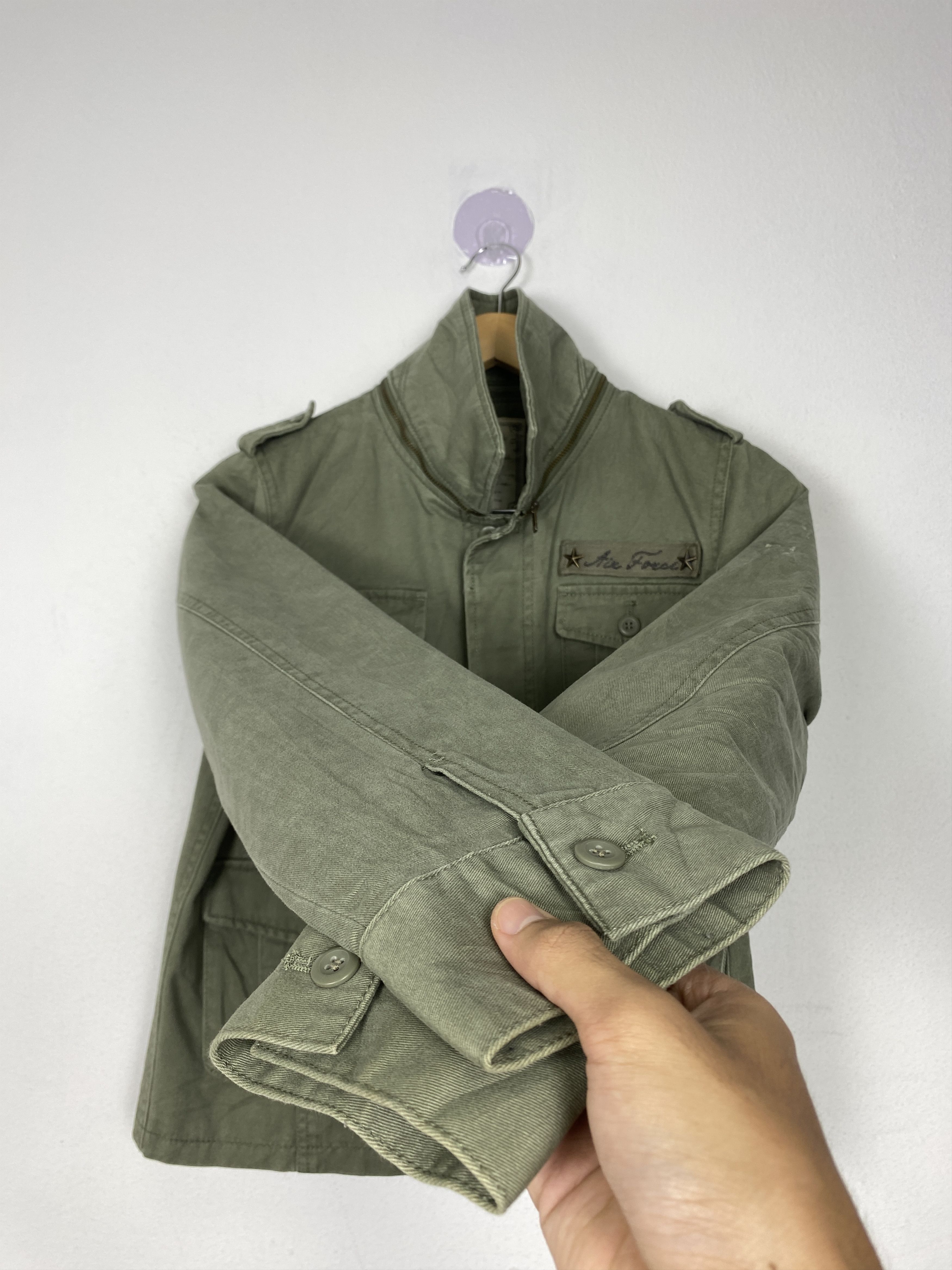 Vintage Vintage Air Force Button Up Jacket J1539 Size US S / EU 44-46 / 1 - 7 Thumbnail
