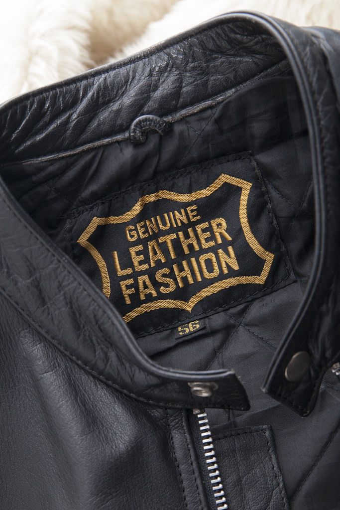 Vintage 1990's leather moto jacket Size US M / EU 48-50 / 2 - 6 Thumbnail