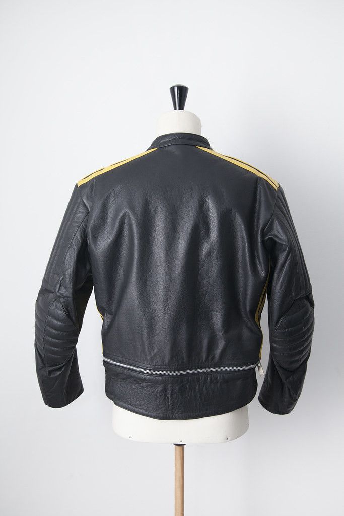 Vintage 1990's leather moto jacket Size US M / EU 48-50 / 2 - 4 Thumbnail