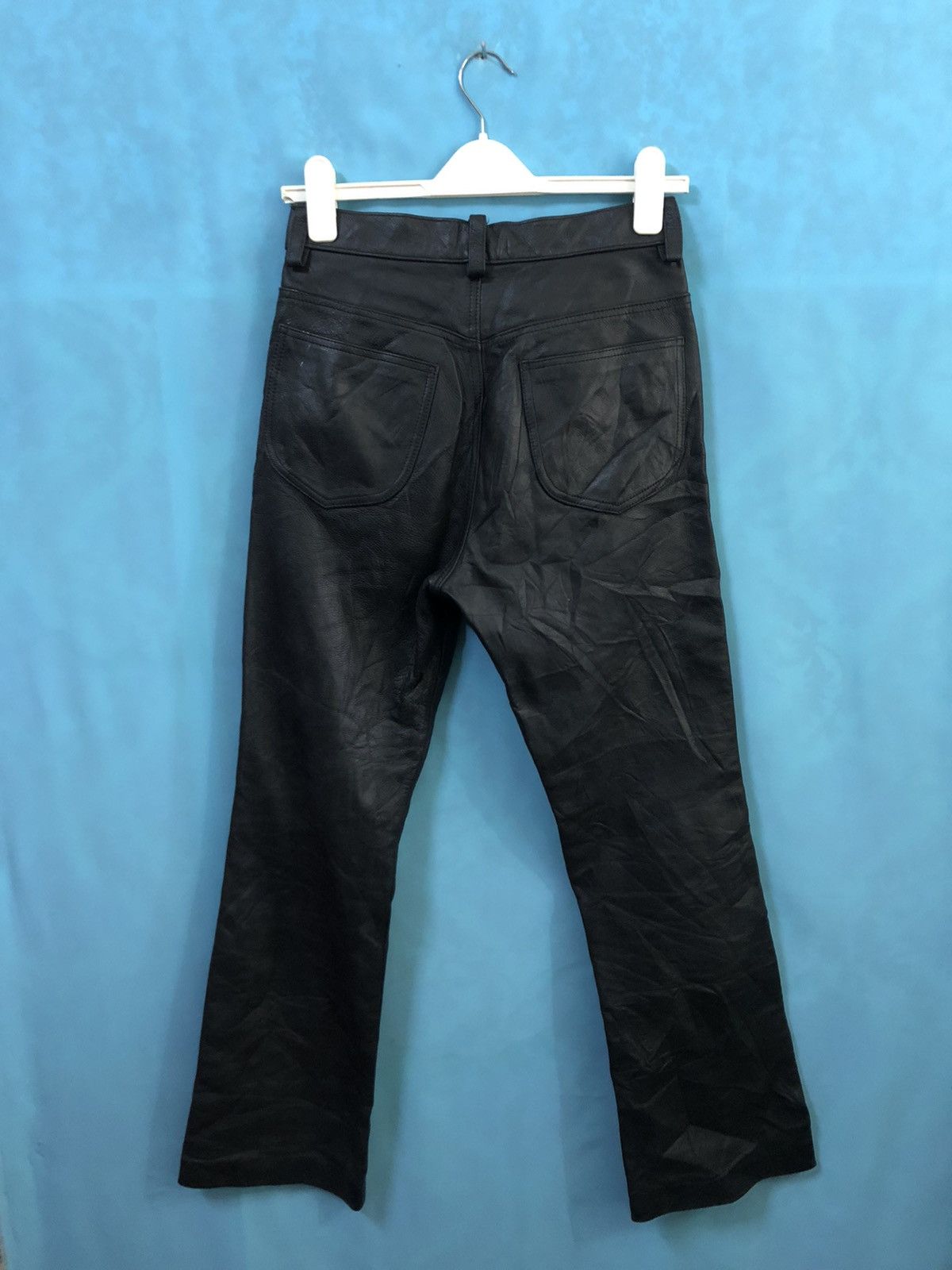 The Real McCoy's 1990s B-Mccoy's leather flared #1677 Size US 30 / EU 46 - 7 Thumbnail