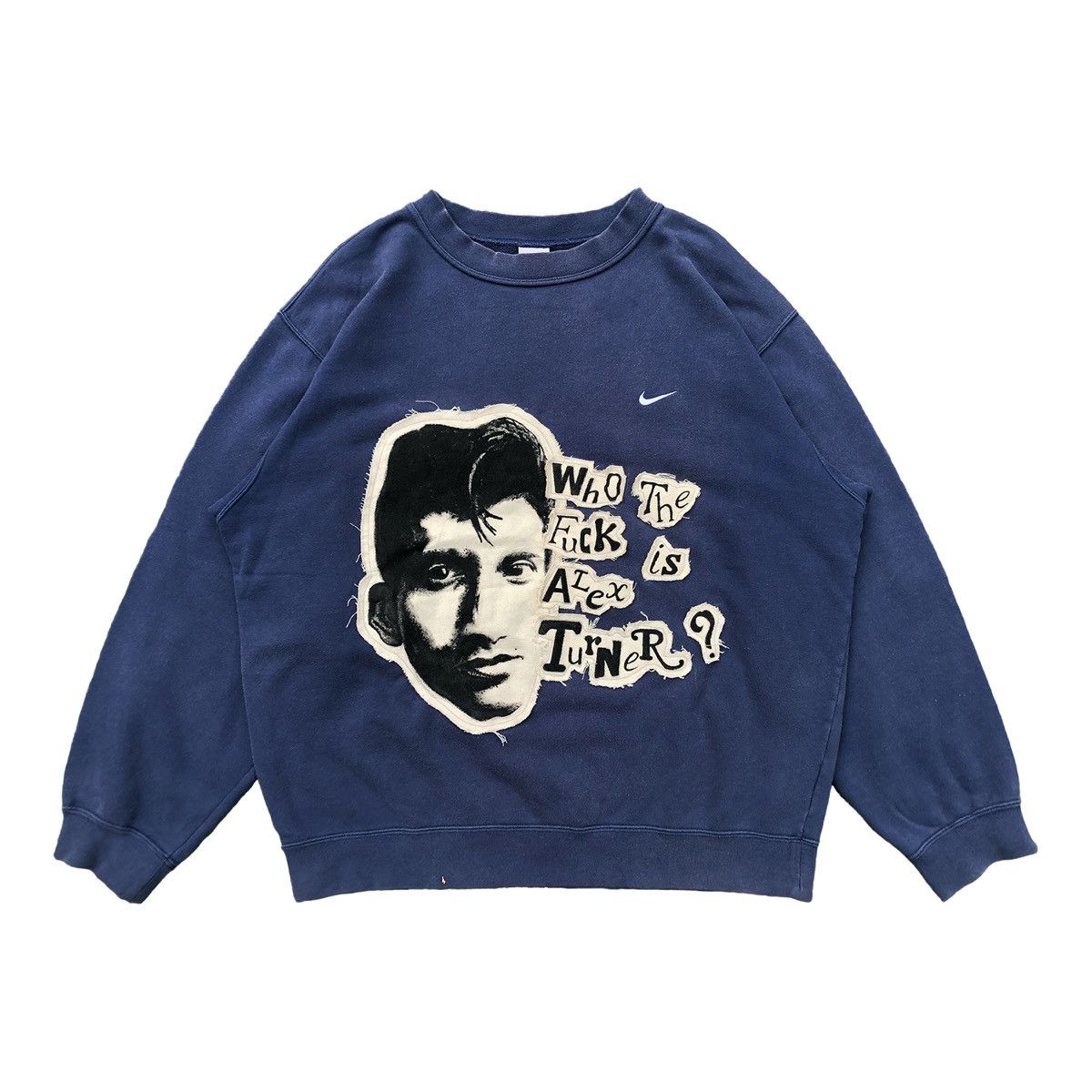 Nike × Vintage WTF is alex turner? Y2k Nike vintage sweatshirt Size US XXL / EU 58 / 5 - 1 Thumbnail