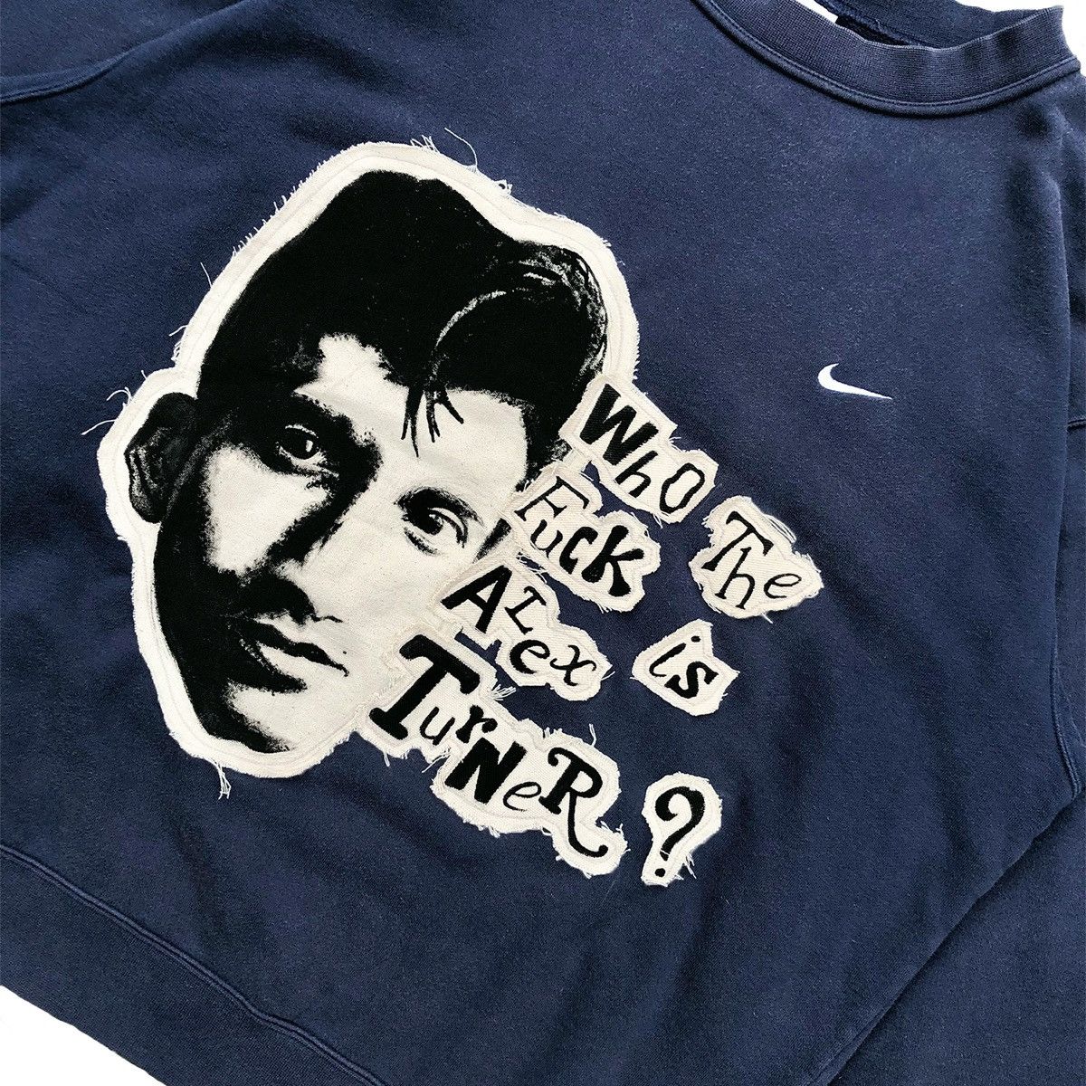 Nike × Vintage WTF is alex turner? Y2k Nike vintage sweatshirt Size US XXL / EU 58 / 5 - 2 Thumbnail