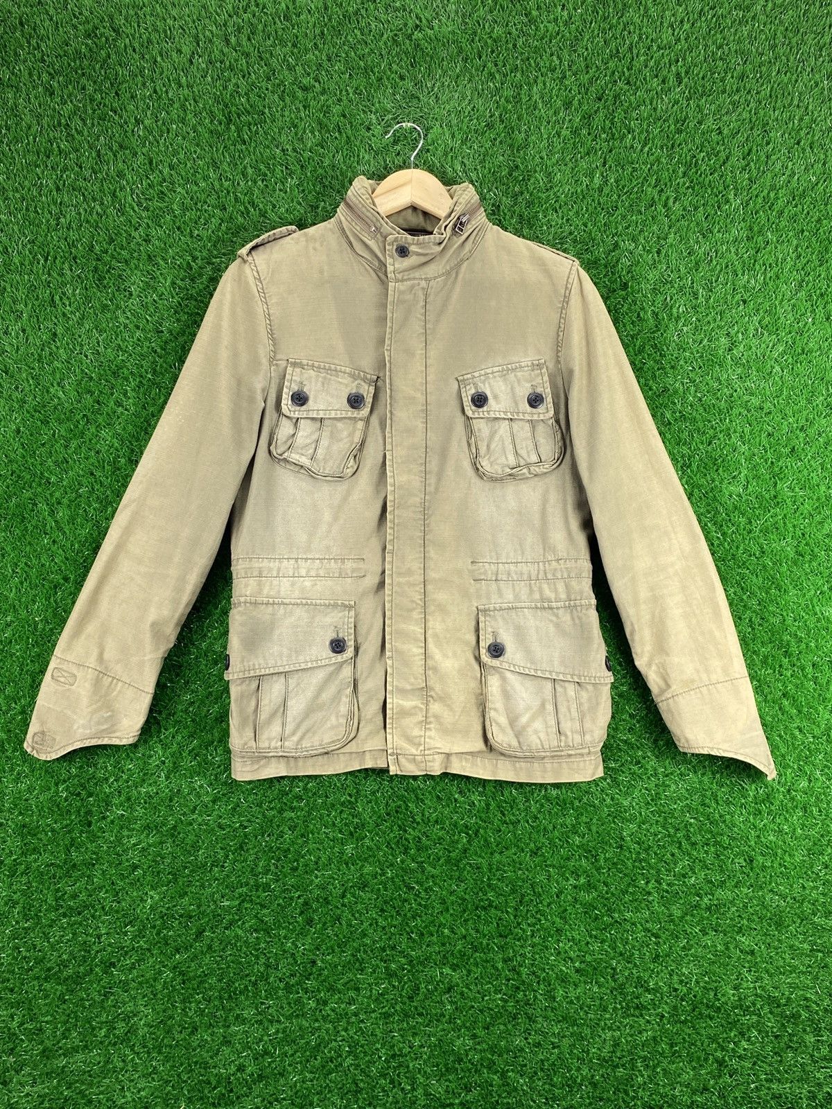 ‼️OFFER‼️Vintage PPFM Military Style Thin Hoodie Jacket