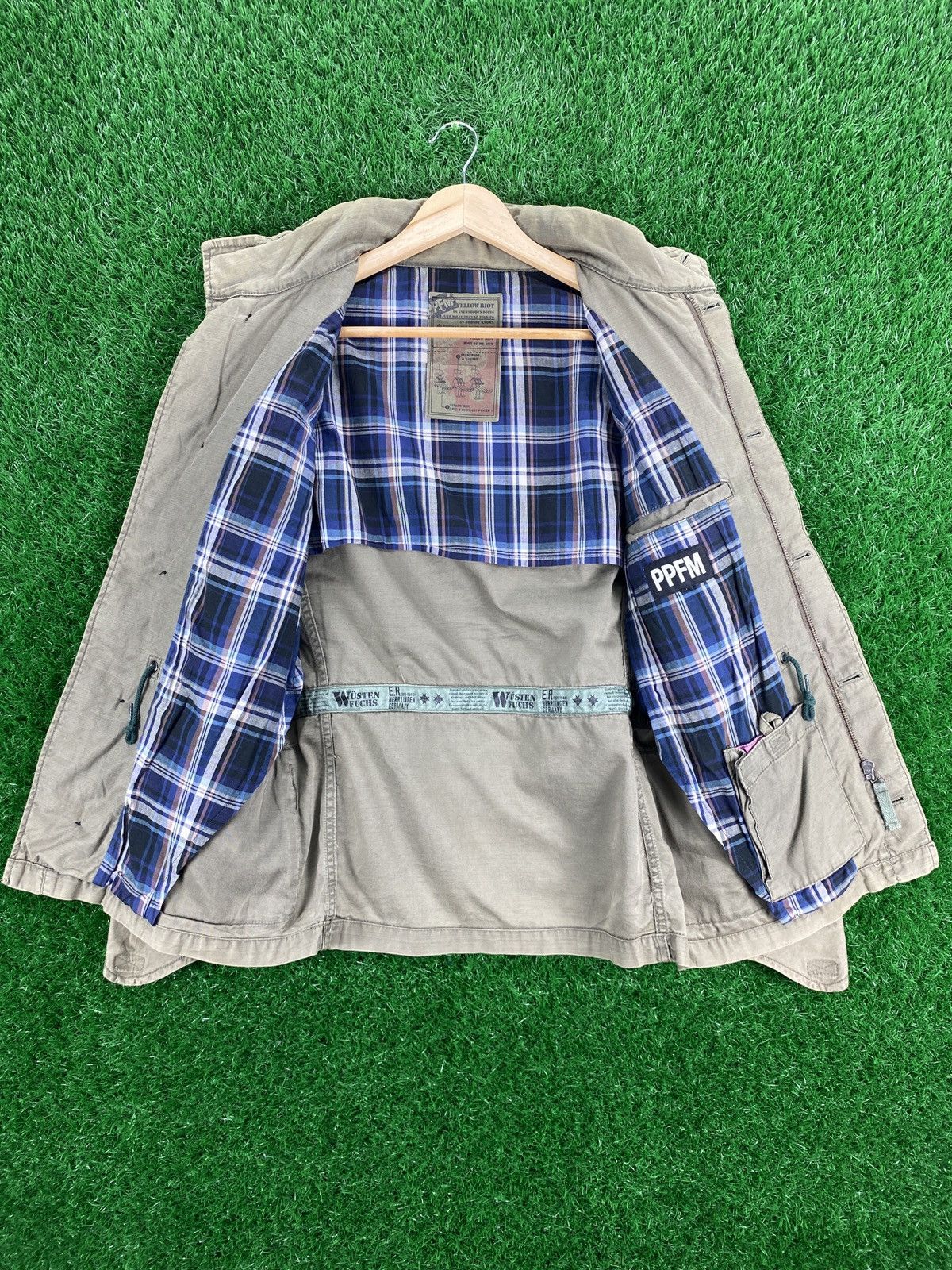 ‼️OFFER‼️Vintage PPFM Military Style Thin Hoodie Jacket