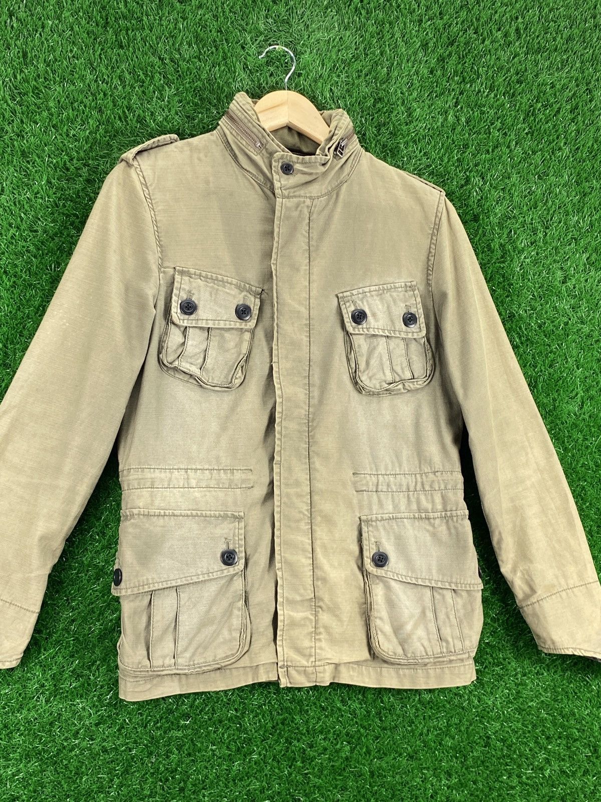 ‼️OFFER‼️Vintage PPFM Military Style Thin Hoodie Jacket