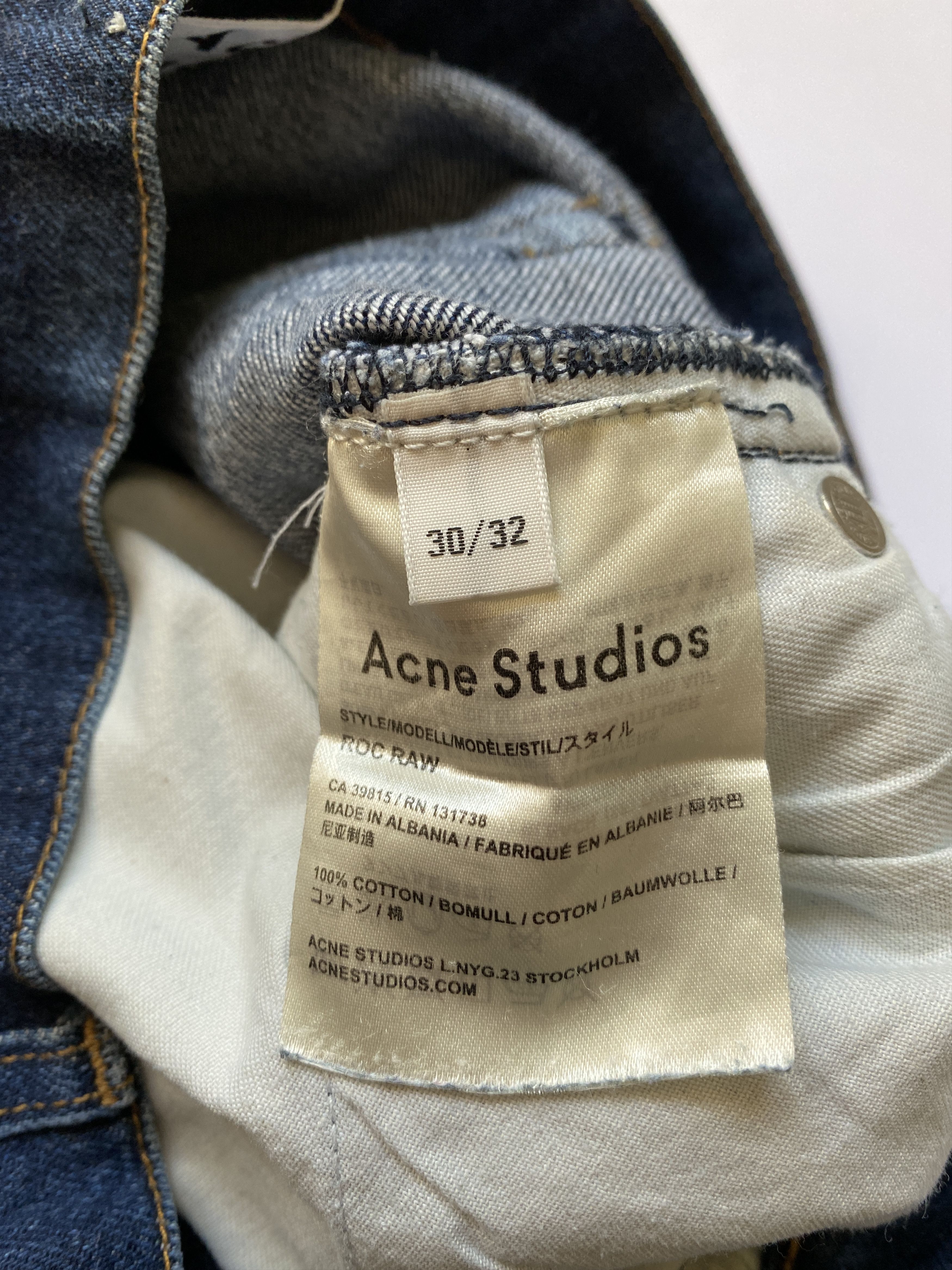 Acne Studios ⚡️QUICK SALE⚡️Acne Studios Blue Jeans Denim Size US 30 / EU 46 - 4 Thumbnail