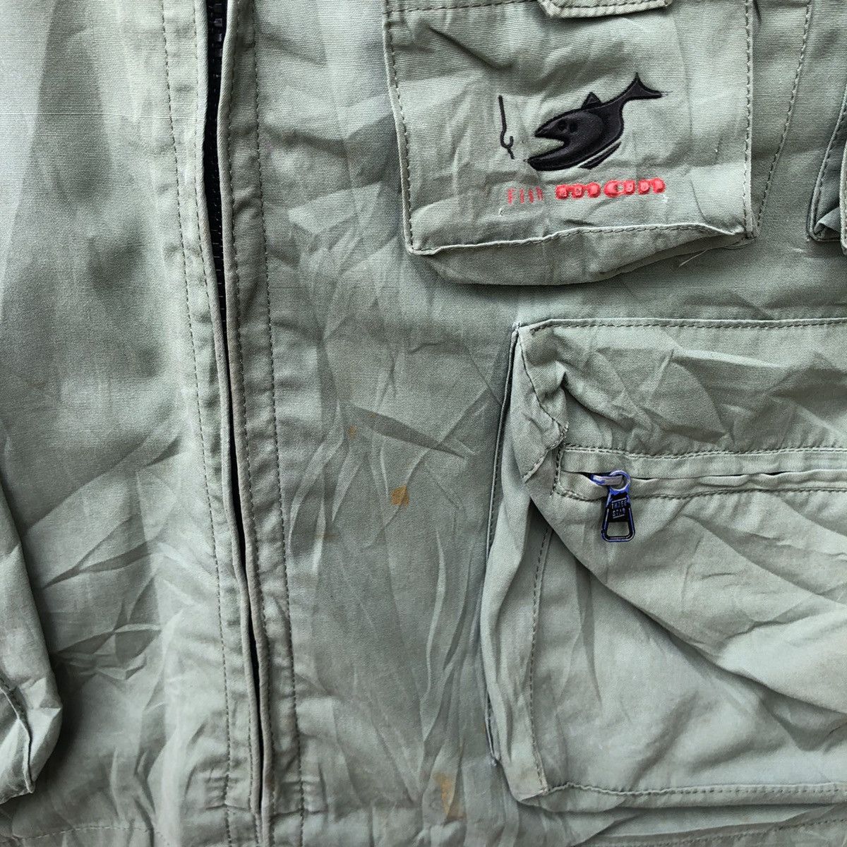 Vintage JAPANESE BRAND TROUT BRAND FISHING WEST JACKET Size US M / EU 48-50 / 2 - 9 Thumbnail