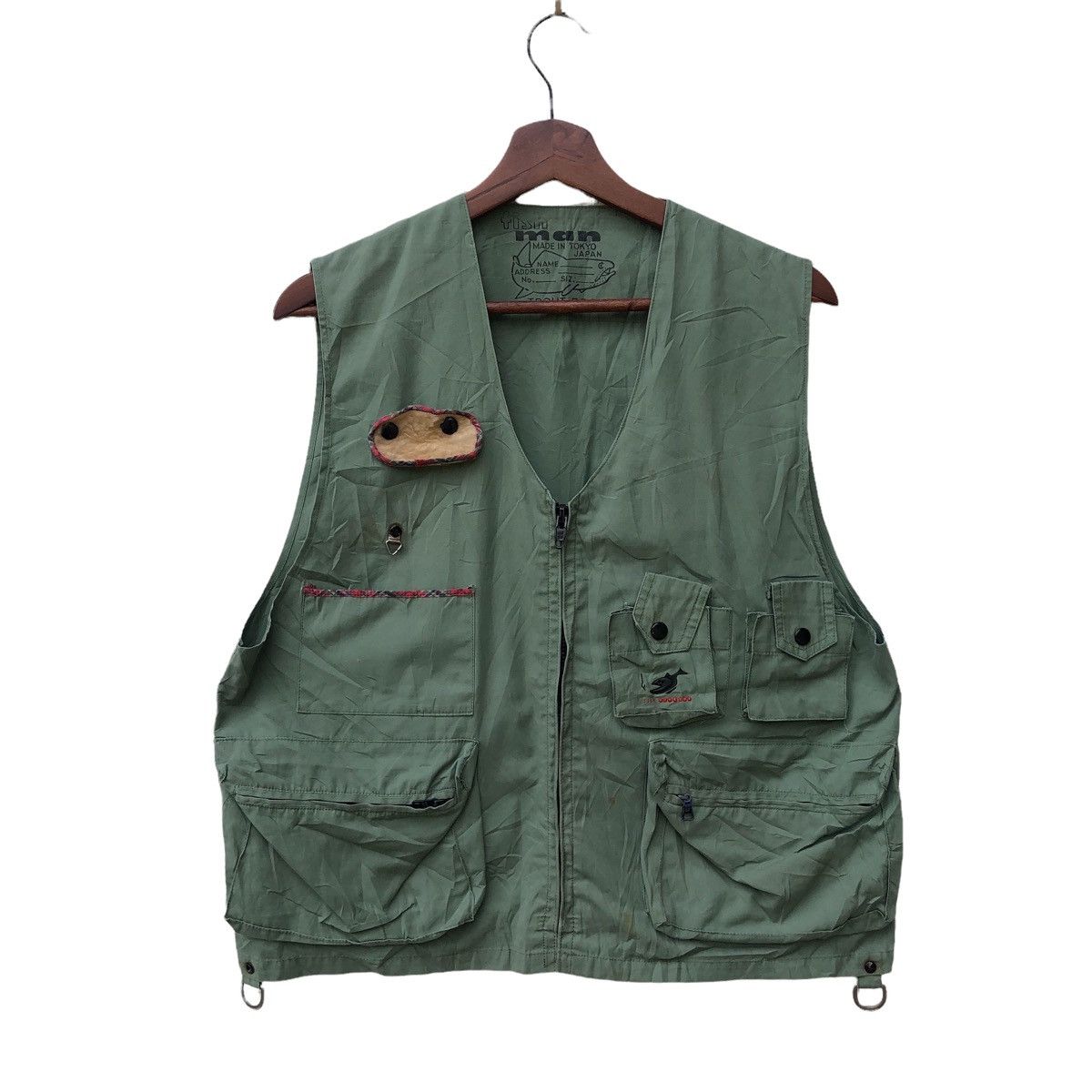 Vintage JAPANESE BRAND TROUT BRAND FISHING WEST JACKET Size US M / EU 48-50 / 2 - 1 Thumbnail