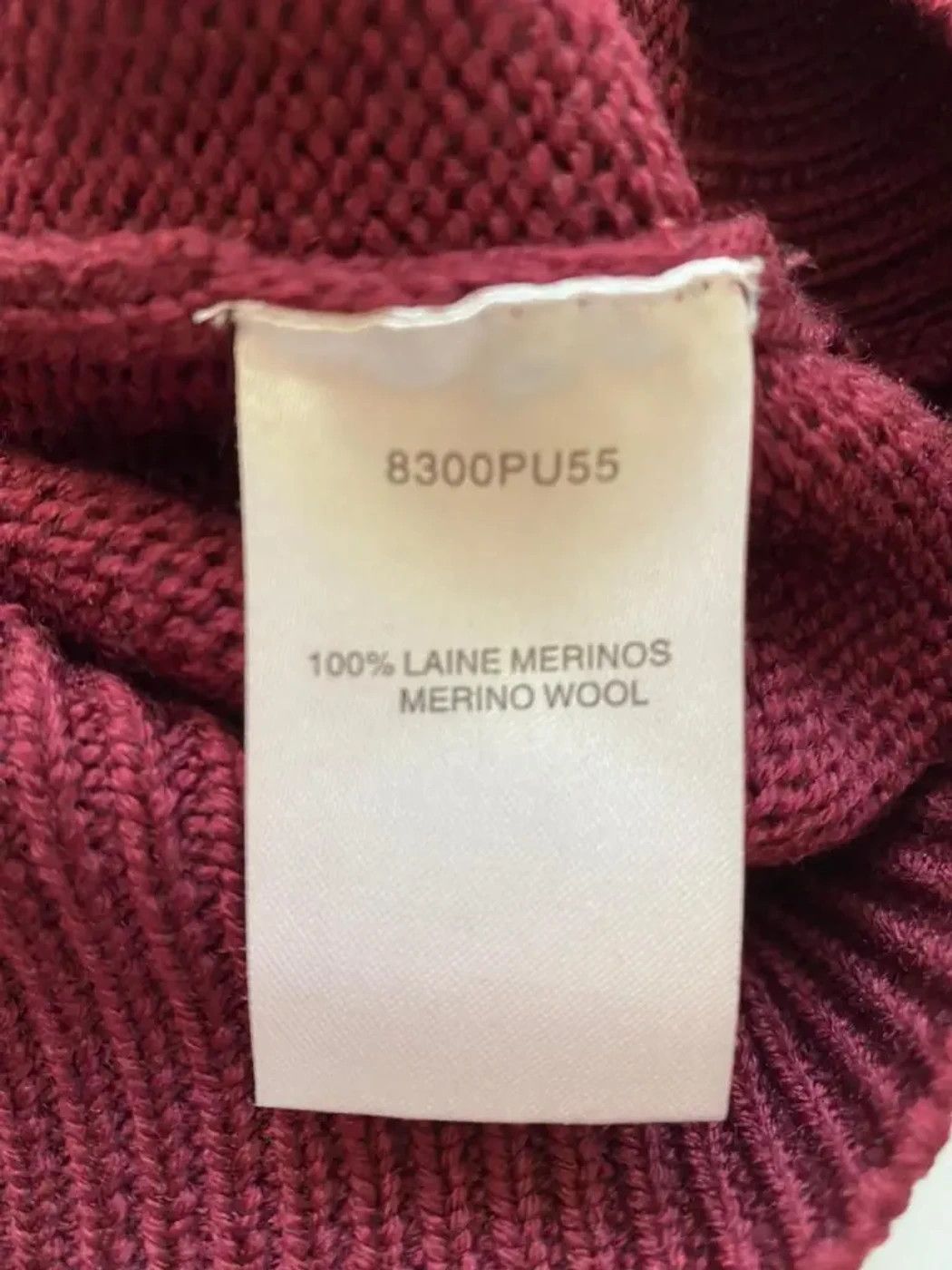 Carven ⚡️QUICK SALE⚡️Carven Burgundy Merino Knit Sweater Buttons Size S / US 4 / IT 40 - 4 Thumbnail