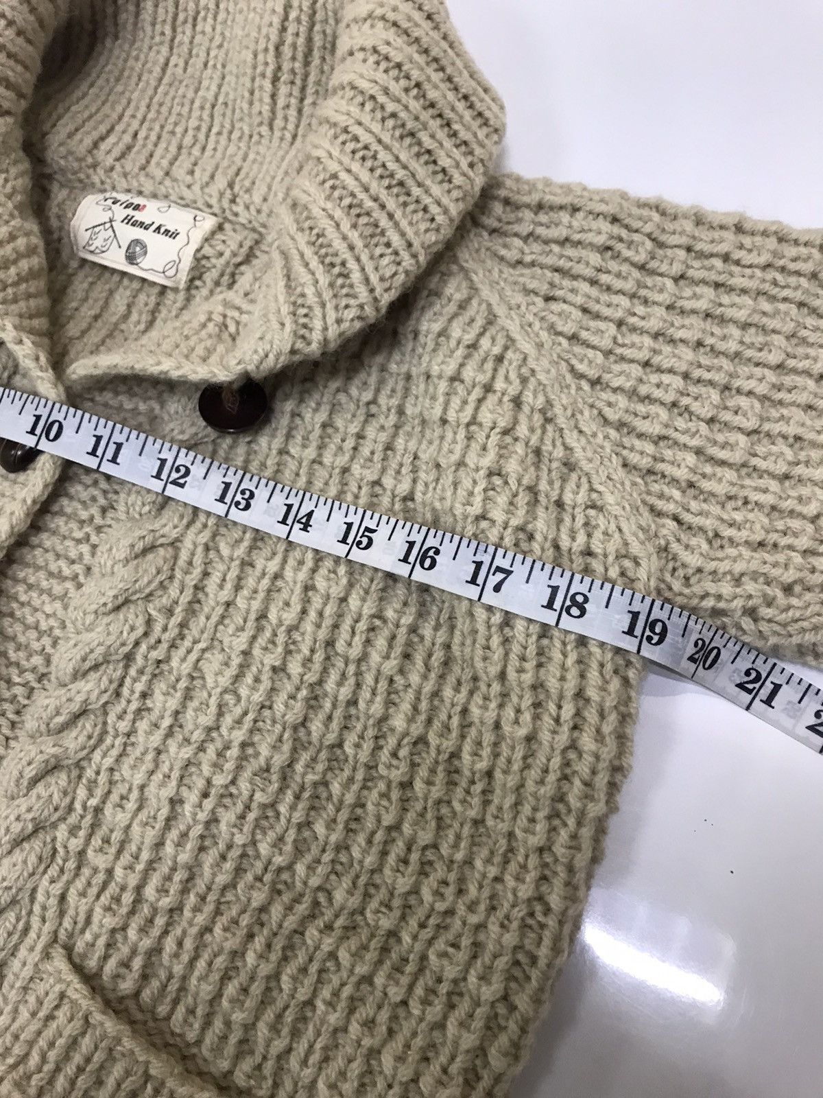 Aran Isles Knitwear Rare 🔥 Pal Poa Hand Knit Sweater Nice Design! Size M / US 6-8 / IT 42-44 - 15 Thumbnail