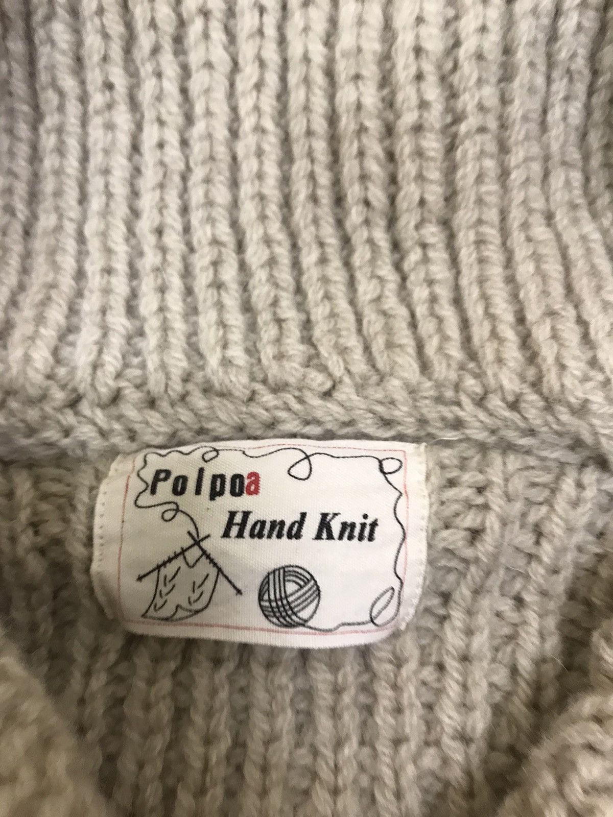 Aran Isles Knitwear Rare 🔥 Pal Poa Hand Knit Sweater Nice Design! Size M / US 6-8 / IT 42-44 - 11 Thumbnail