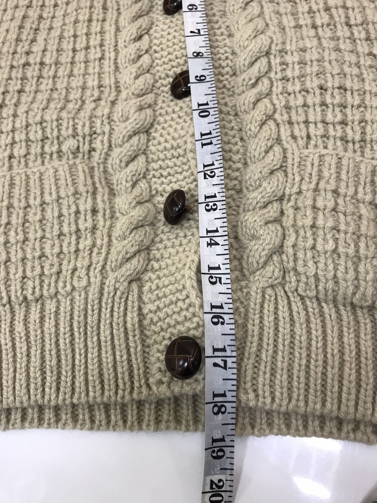 Aran Isles Knitwear Rare 🔥 Pal Poa Hand Knit Sweater Nice Design! Size M / US 6-8 / IT 42-44 - 16 Thumbnail