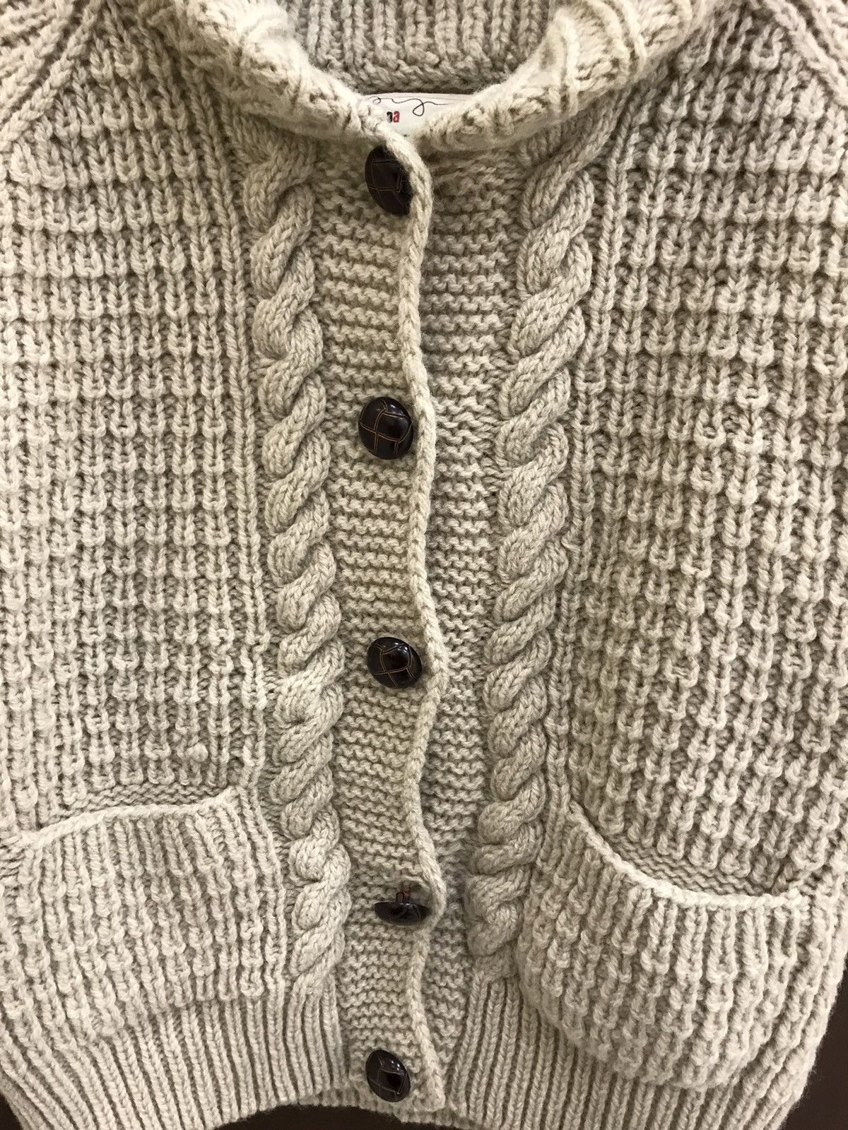 Aran Isles Knitwear Rare 🔥 Pal Poa Hand Knit Sweater Nice Design! Size M / US 6-8 / IT 42-44 - 4 Thumbnail
