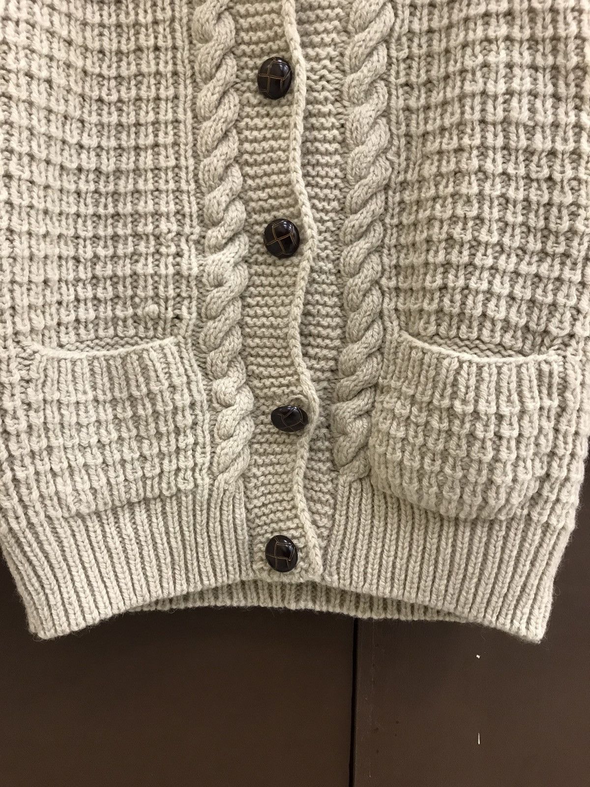 Aran Isles Knitwear Rare 🔥 Pal Poa Hand Knit Sweater Nice Design! Size M / US 6-8 / IT 42-44 - 9 Thumbnail