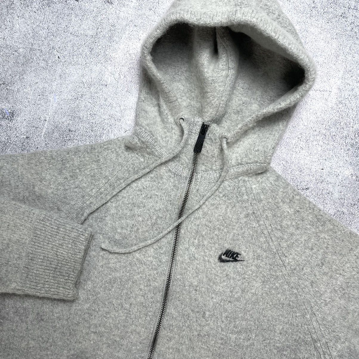 Nike × Vintage Rare Nike Vintage Wool Y2K Hoodie Size: S Size US S / EU 44-46 / 1 - 2 Thumbnail