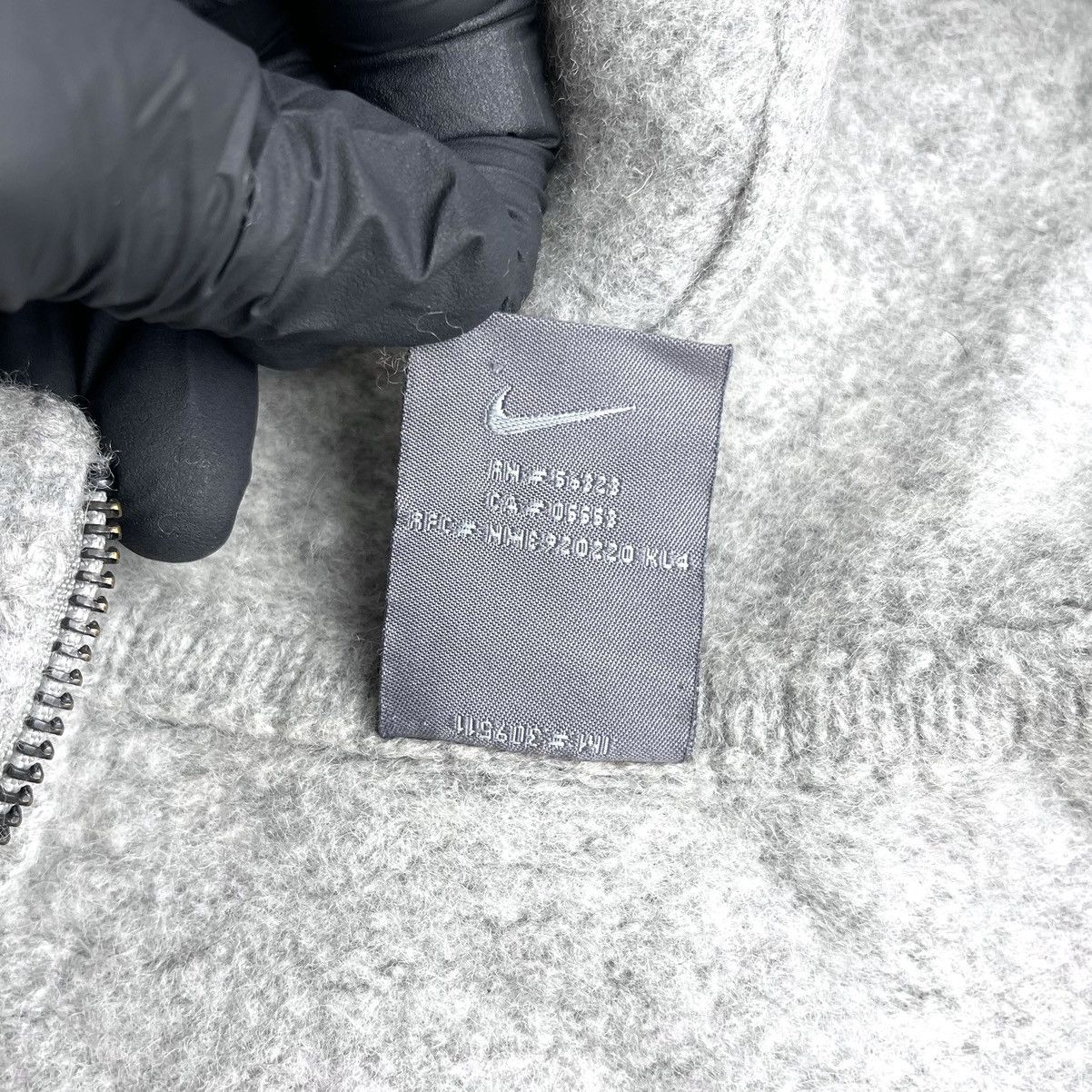 Nike × Vintage Rare Nike Vintage Wool Y2K Hoodie Size: S Size US S / EU 44-46 / 1 - 7 Thumbnail