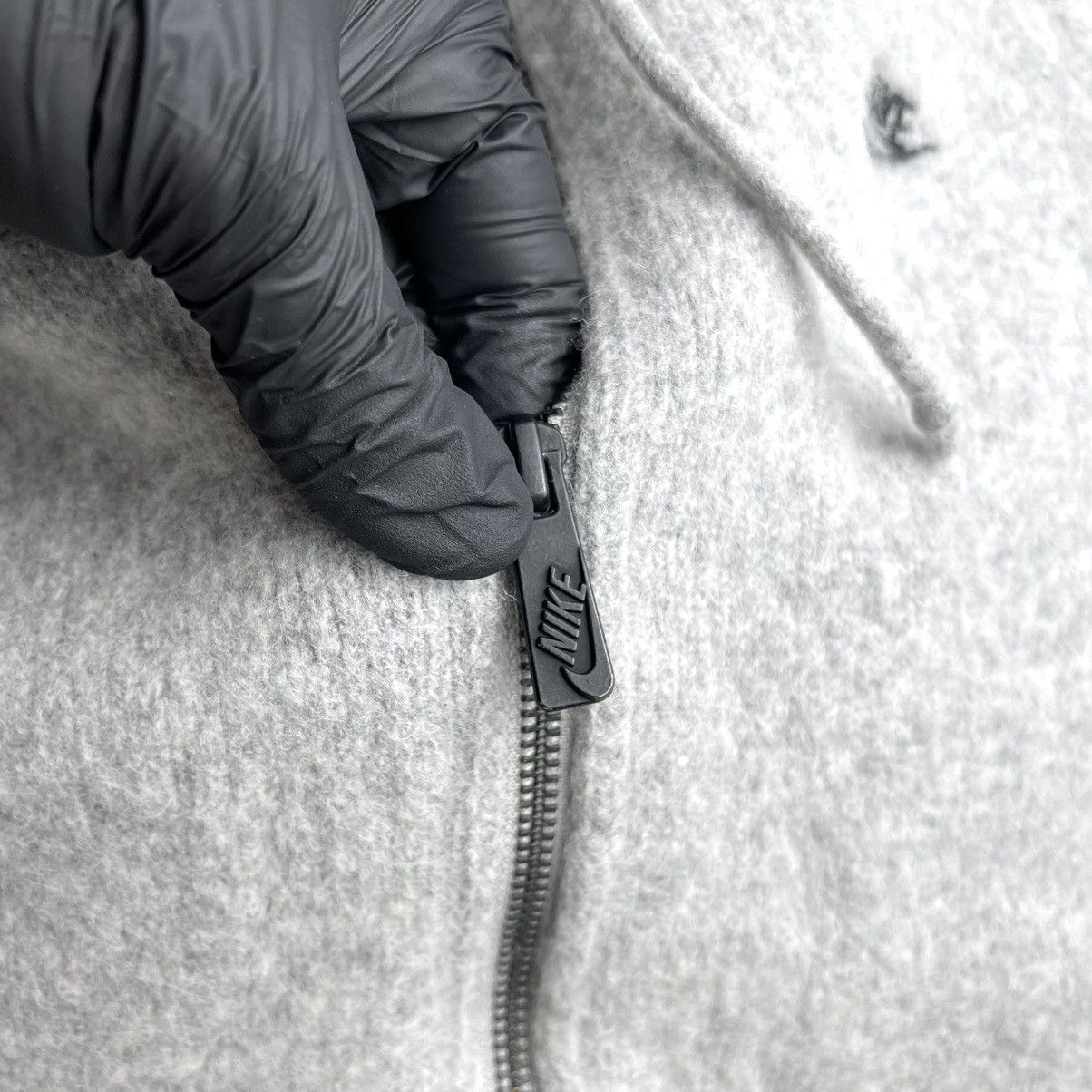 Nike × Vintage Rare Nike Vintage Wool Y2K Hoodie Size: S Size US S / EU 44-46 / 1 - 4 Thumbnail