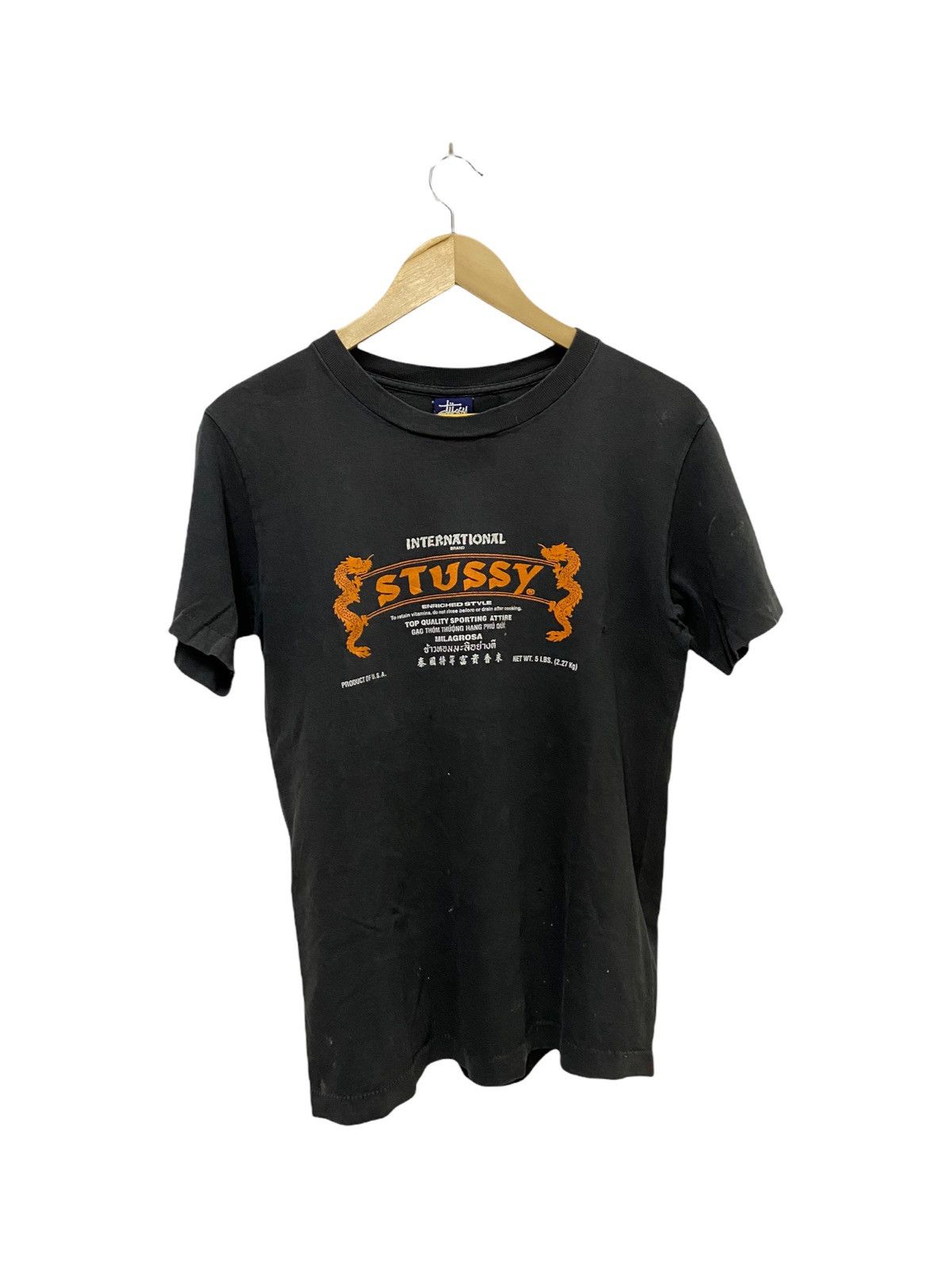 Stussy Very Rare Vintage 90s Stussy Dragon Design Shirt Size US S / EU 44-46 / 1 - 1 Thumbnail