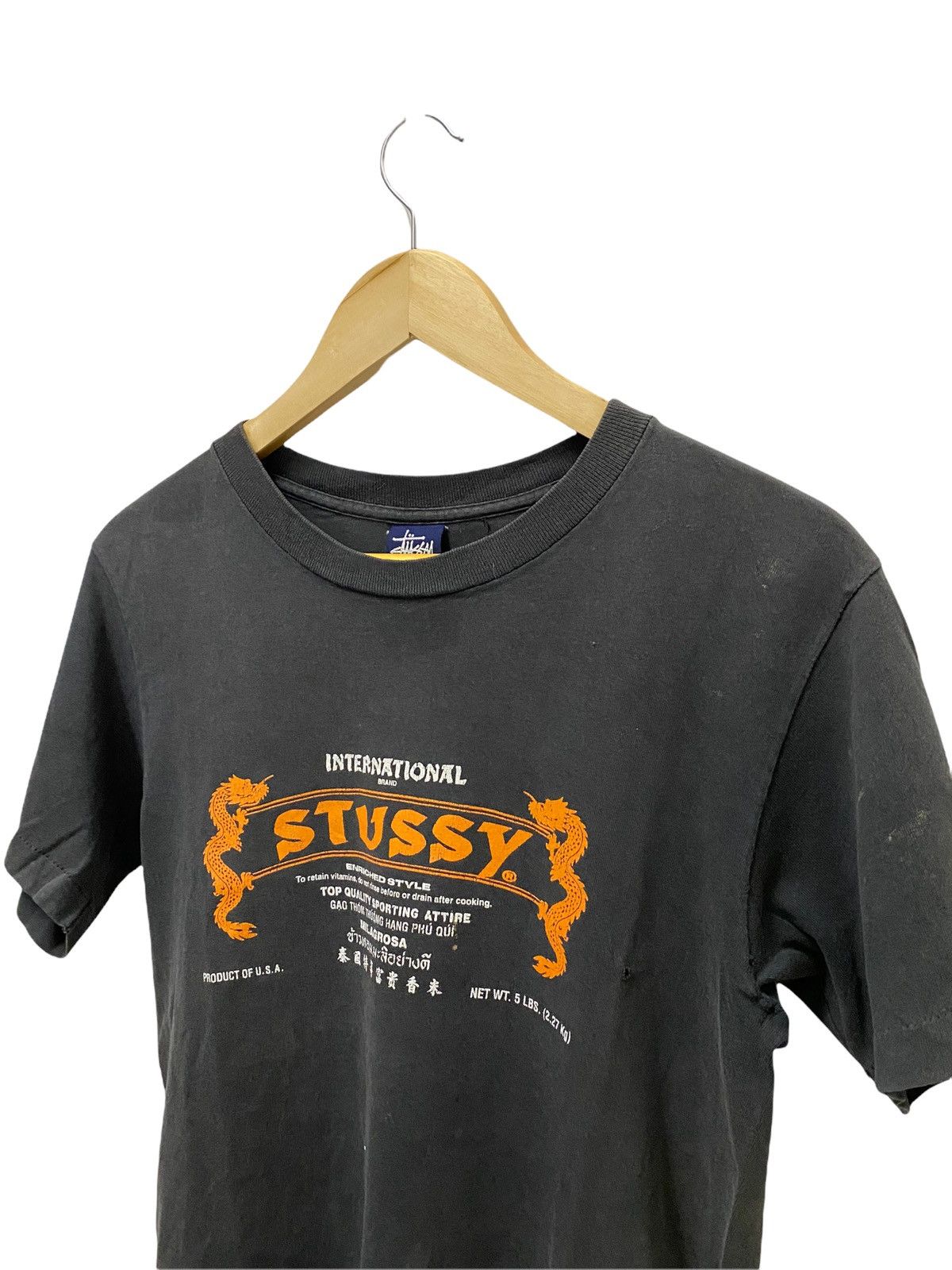 Stussy Very Rare Vintage 90s Stussy Dragon Design Shirt Size US S / EU 44-46 / 1 - 8 Thumbnail