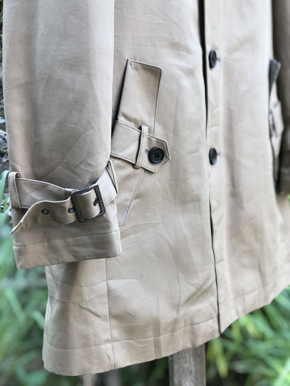 Japanese Brand Vintage 90's Trench Coat Italian Classico Model by P.S.FA Size US M / EU 48-50 / 2 - 3 Thumbnail