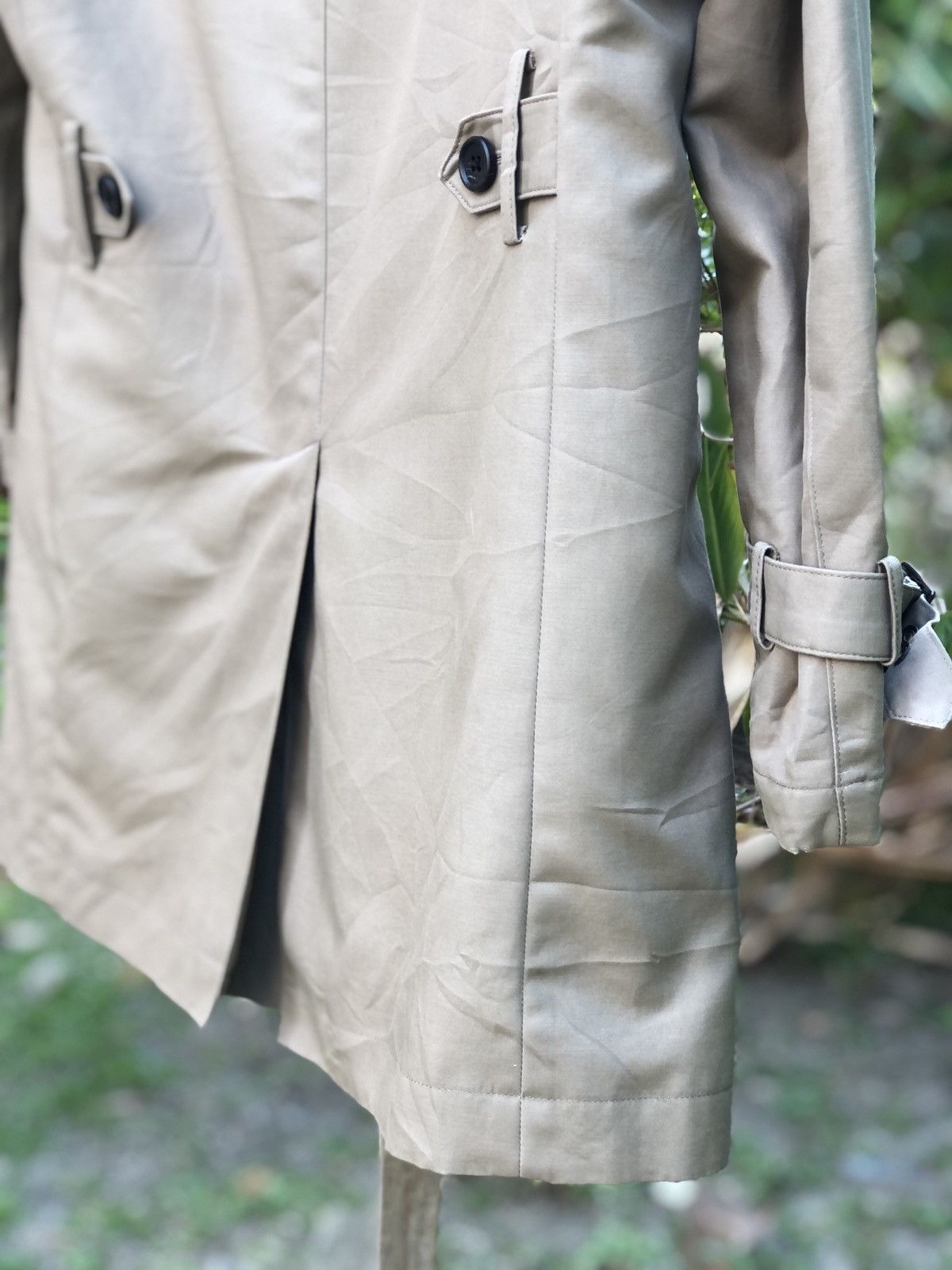 Japanese Brand Vintage 90's Trench Coat Italian Classico Model by P.S.FA Size US M / EU 48-50 / 2 - 6 Thumbnail