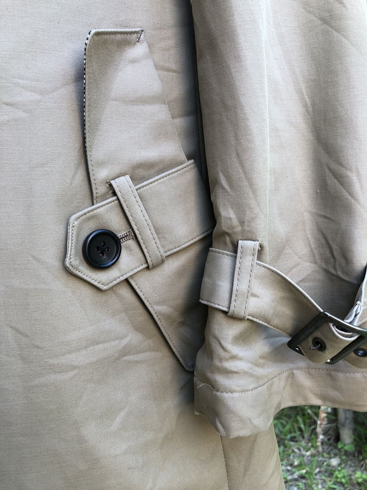 Japanese Brand Vintage 90's Trench Coat Italian Classico Model by P.S.FA Size US M / EU 48-50 / 2 - 8 Thumbnail