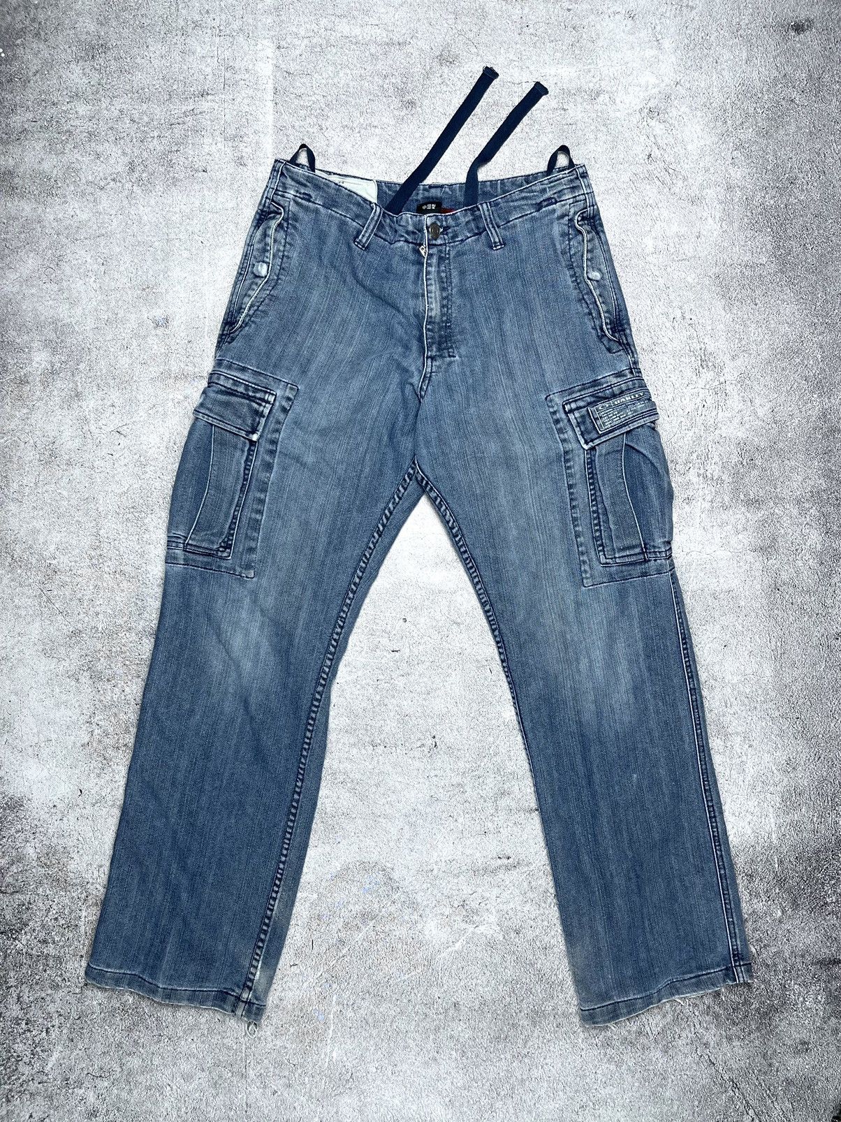 Oakley × Vintage Vintage Oakley Y2K Cargo Denim Jeans Size: 32 Size US 32 / EU 48 - 1 Thumbnail