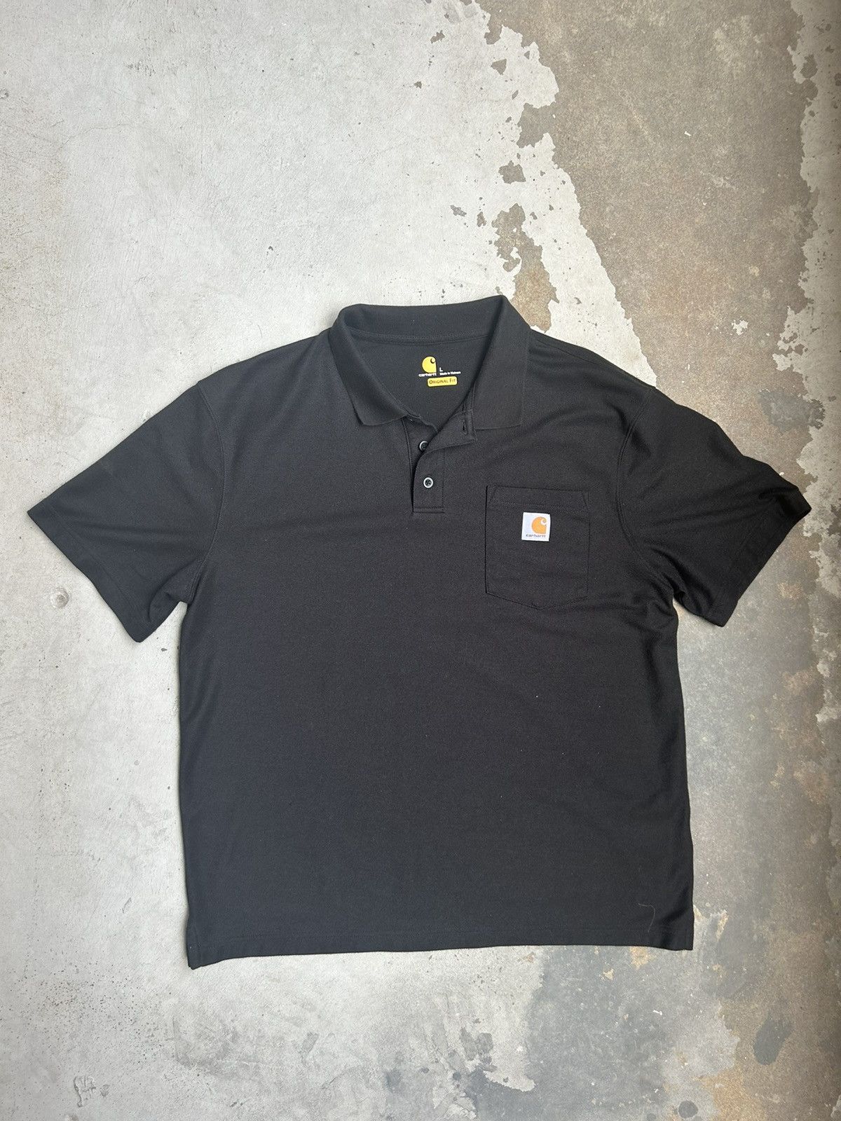 Carhartt Carhartt Black Polo Shirt Size US L / EU 52-54 / 3 - 1 Thumbnail