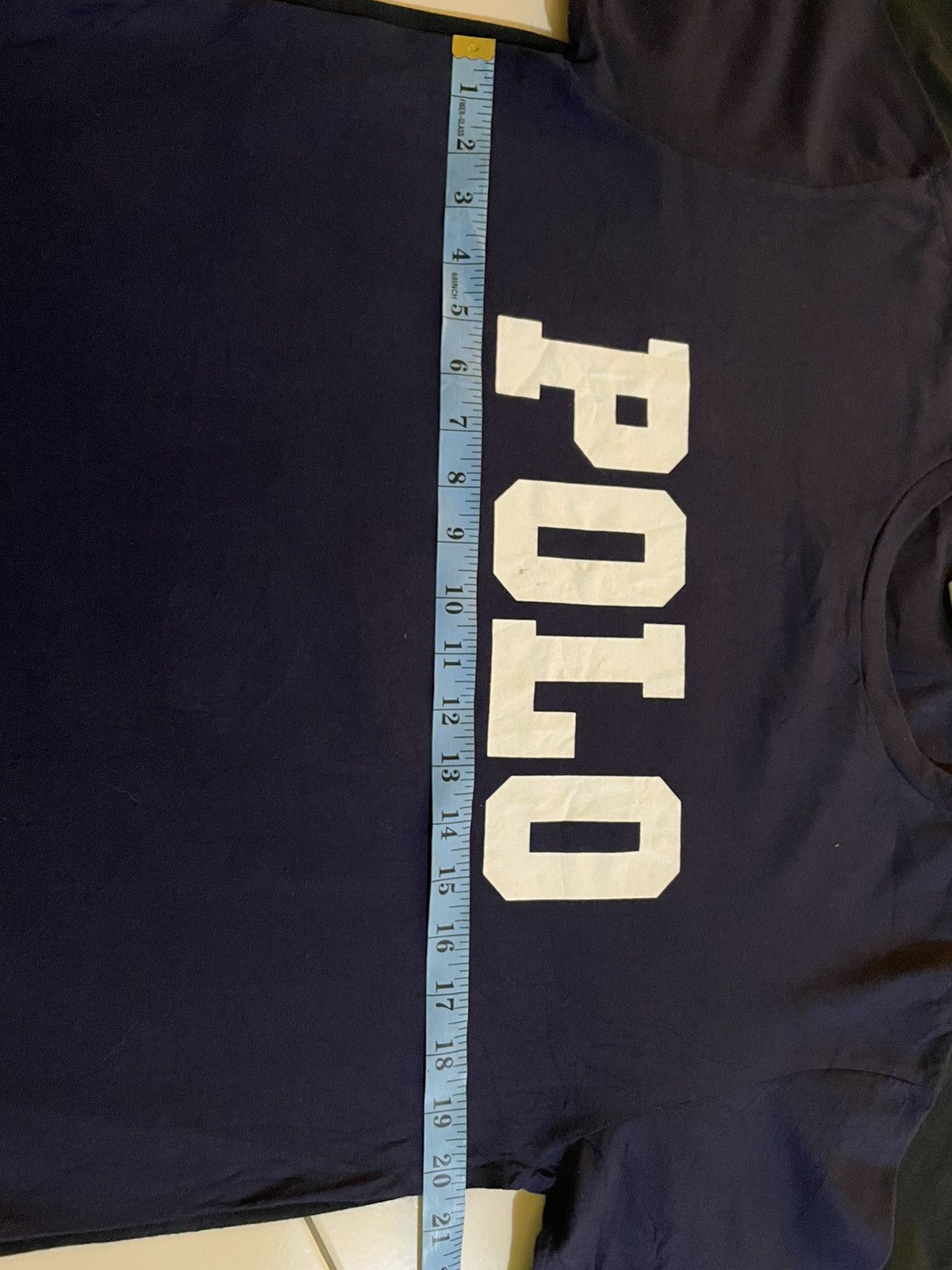 Polo Ralph Lauren × Vintage Vintage Polo Shirt Big Spell Out Size US S / EU 44-46 / 1 - 6 Thumbnail