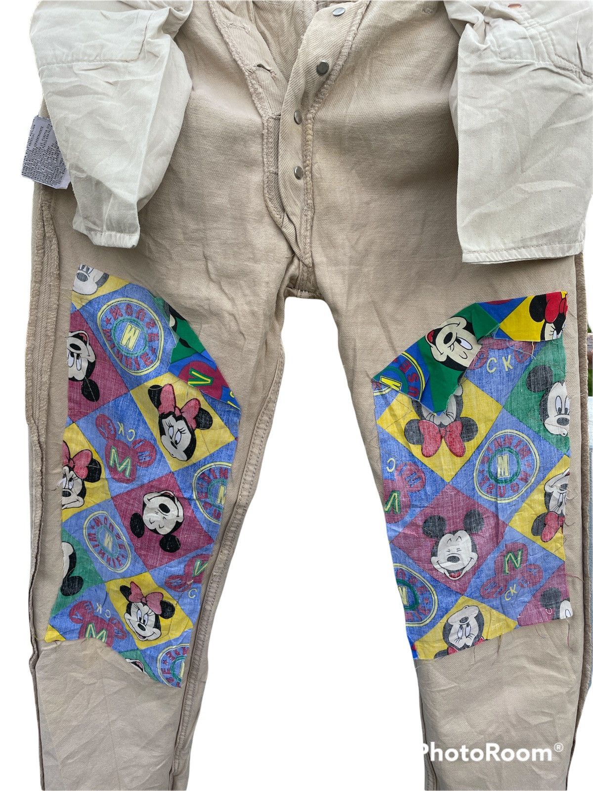 Levi's Rare Levis 501 Custome Mickey & Minnie Distressed look Size US 32 / EU 48 - 12 Thumbnail