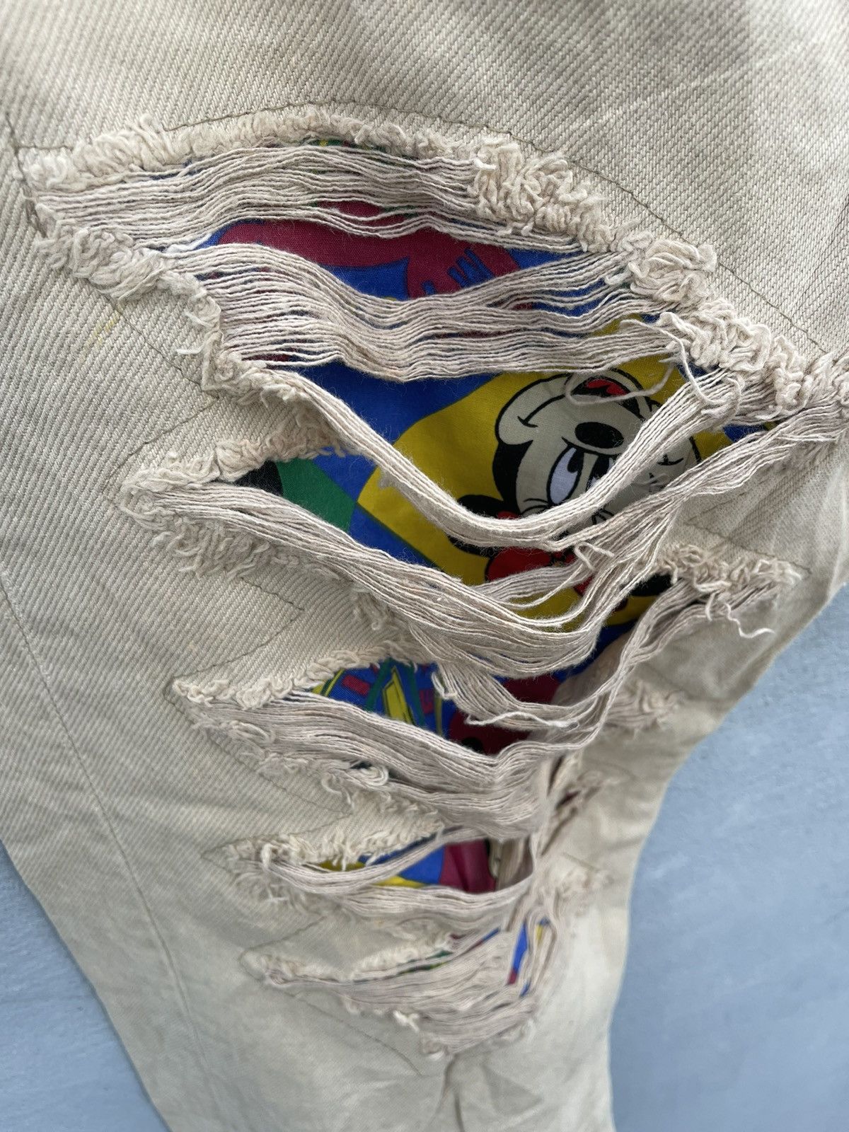 Levi's Rare Levis 501 Custome Mickey & Minnie Distressed look Size US 32 / EU 48 - 5 Thumbnail