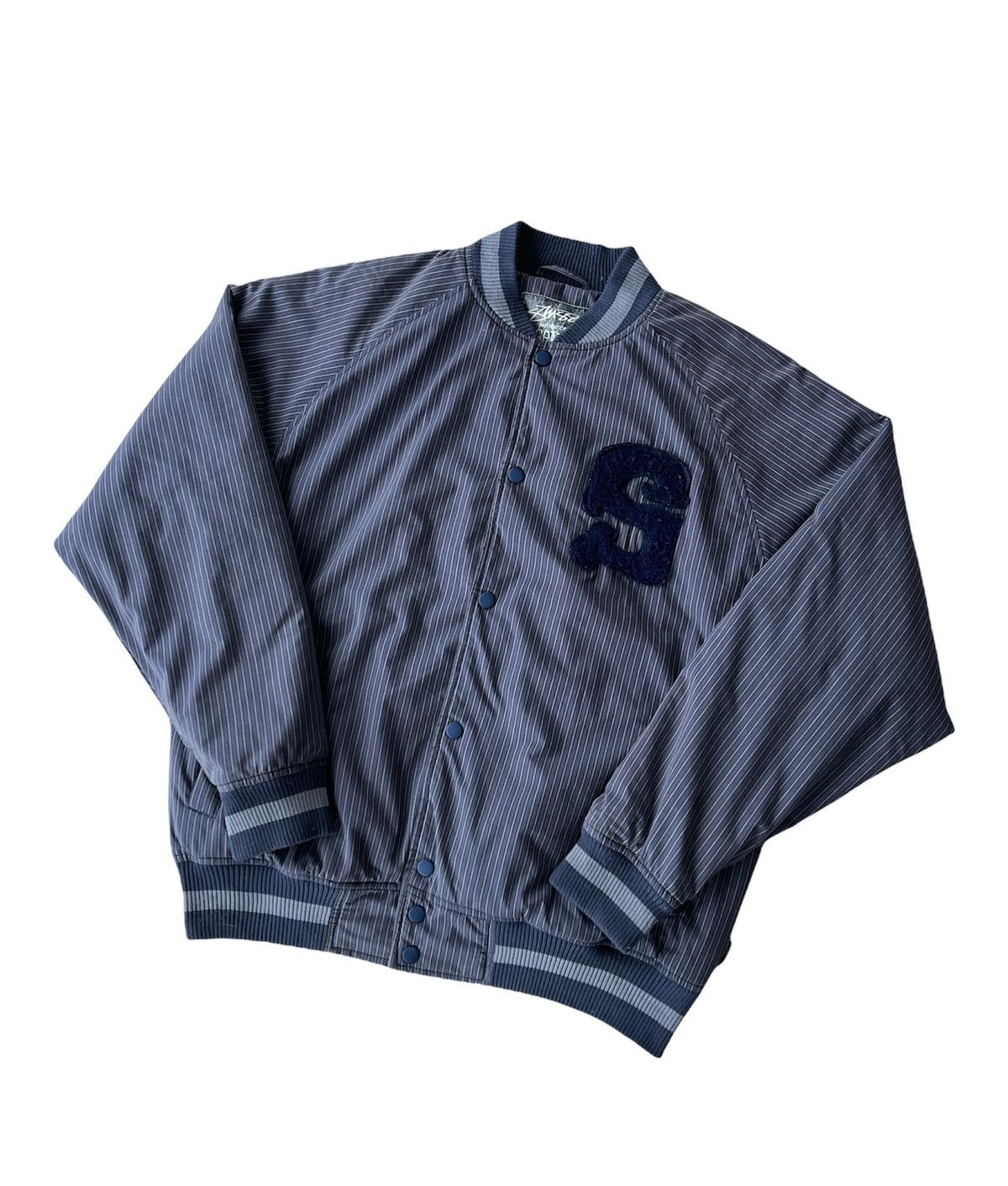 Stussy Vintage Stussy Varsity Bomber Jacket Size US M / EU 48-50 / 2 - 2 Thumbnail