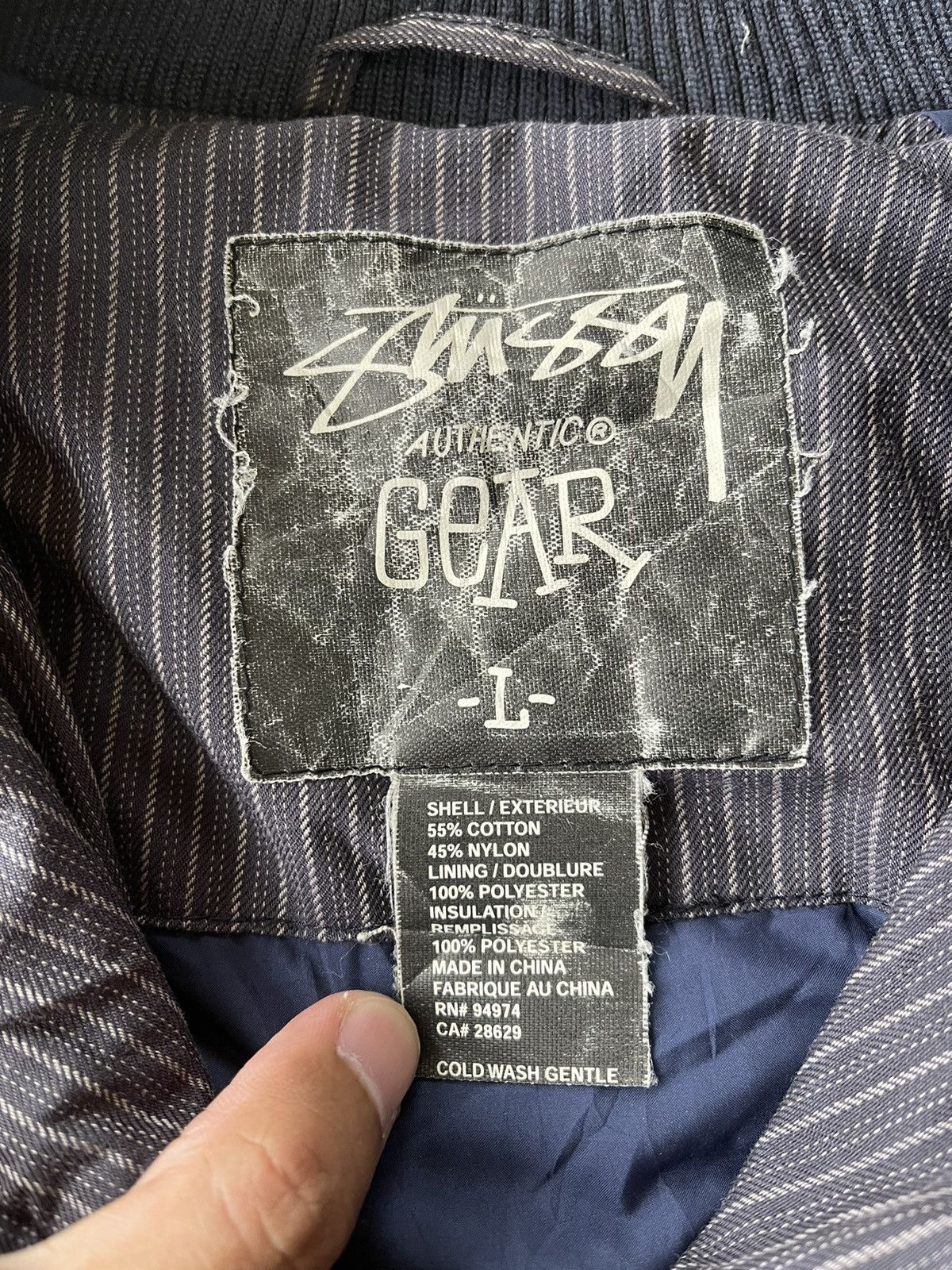 Stussy Vintage Stussy Varsity Bomber Jacket Size US M / EU 48-50 / 2 - 7 Thumbnail