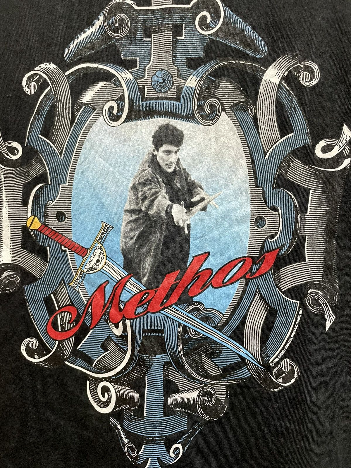 Vintage Vintage 1998 Highlander Methos TV Show Movie T-Shirt Size US XL / EU 56 / 4 - 2 Thumbnail