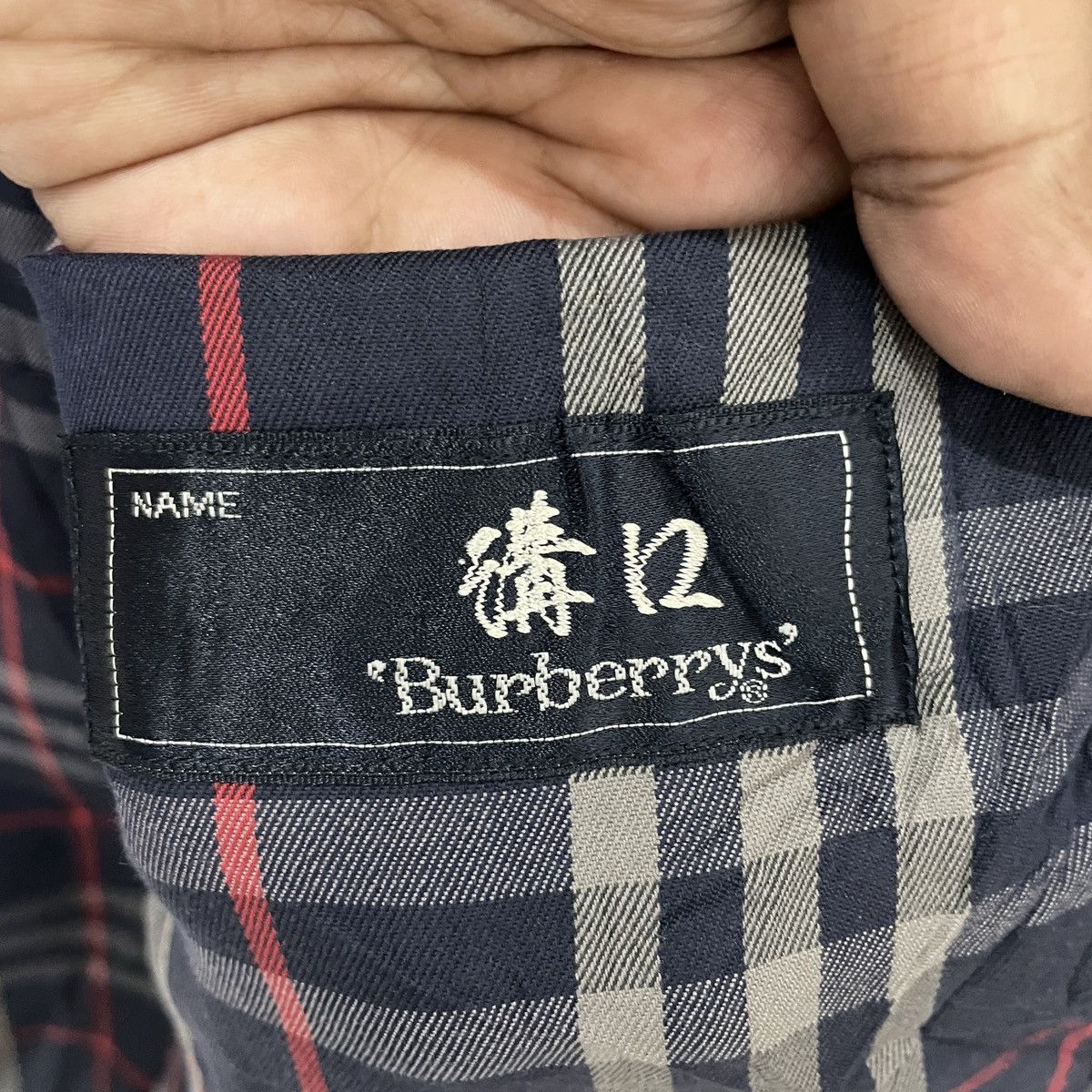 Burberry Vintage 90s Burberry’s Prorsum Nova Check Trench Coat Size US M / EU 48-50 / 2 - 7 Thumbnail