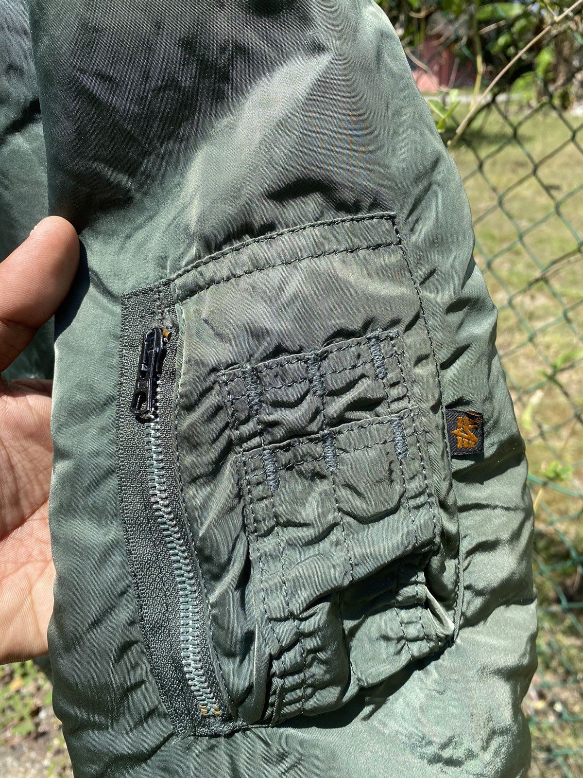 Alpha Industries Vintage USAF Jacket Flayer Man Intermediate MA-1 Alpha Ind Size US L / EU 52-54 / 3 - 7 Thumbnail
