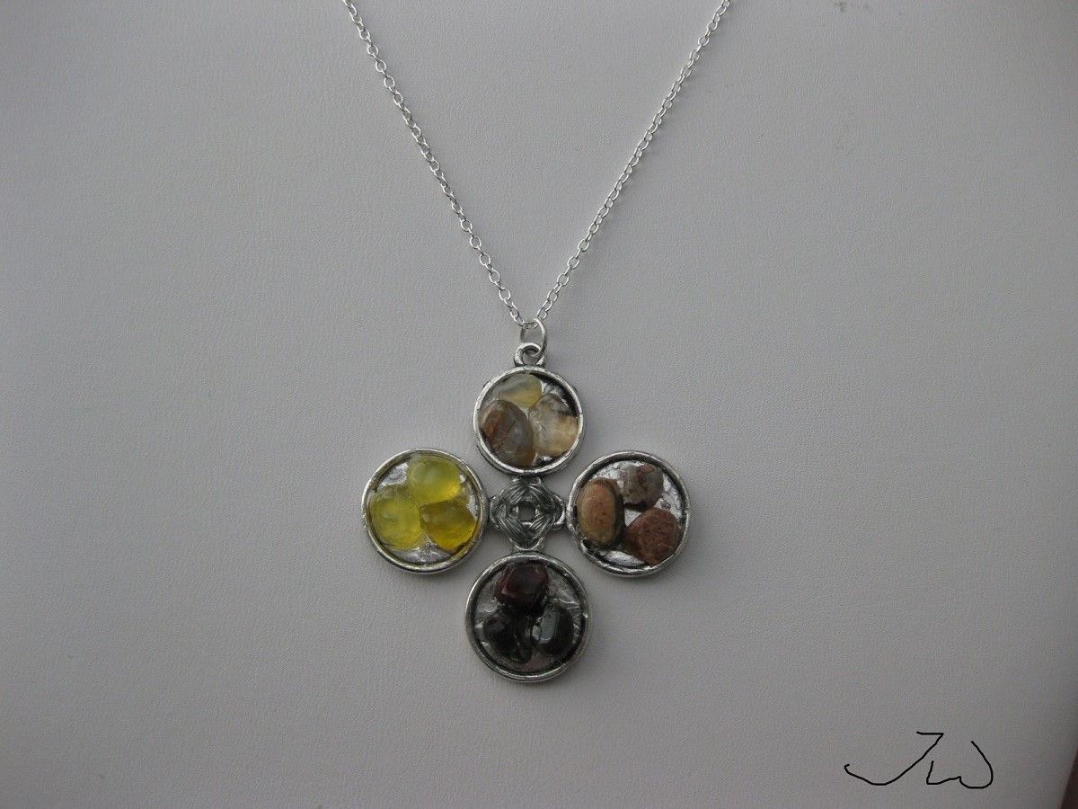 Handmade × Jewelry Mix Quartz Chain Necklace Size ONE SIZE - 1 Thumbnail