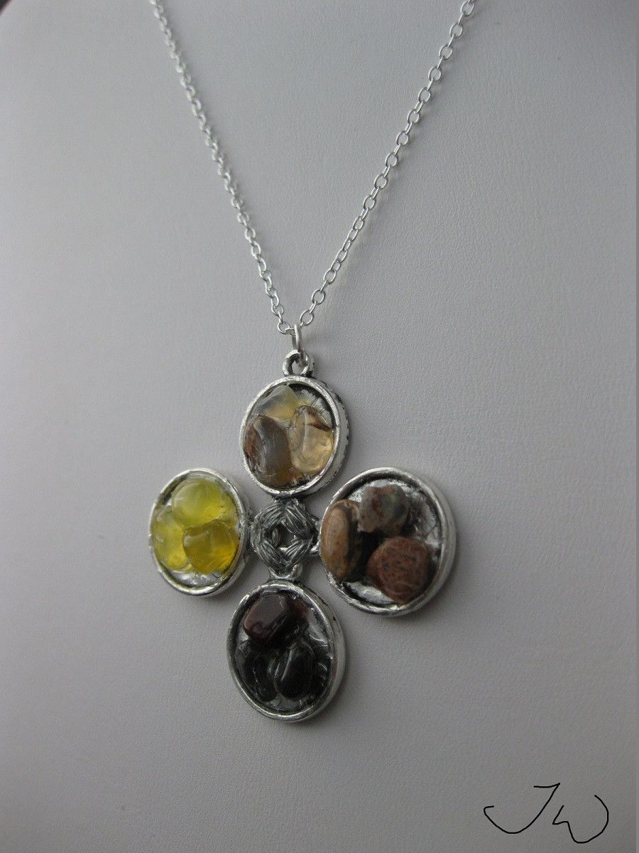 Handmade × Jewelry Mix Quartz Chain Necklace Size ONE SIZE - 2 Thumbnail