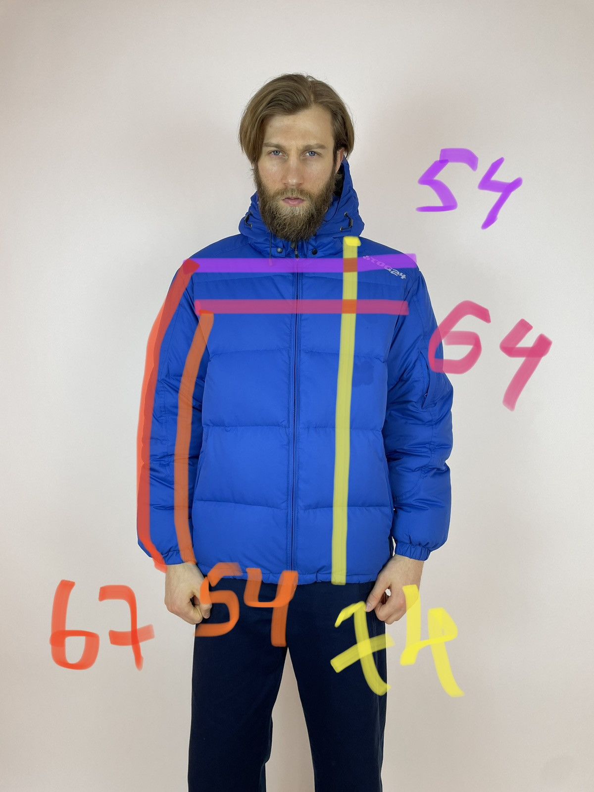 Other TOG24 Vidar Mens blue Down Jacket outdoor size Large Size US L / EU 52-54 / 3 - 16 Thumbnail