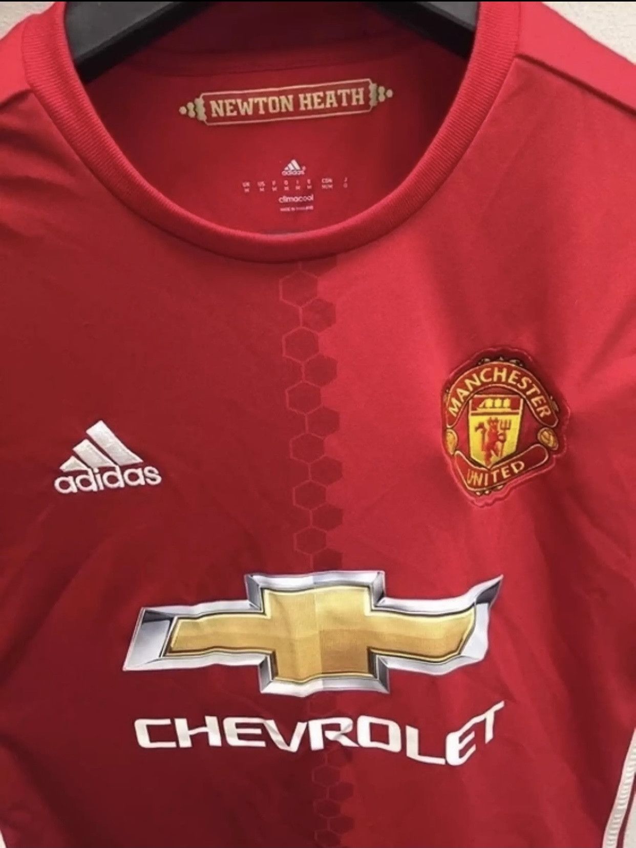 Adidas Adidas Manchester United soccer jersey M 2015 Size US M / EU 48-50 / 2 - 2 Thumbnail