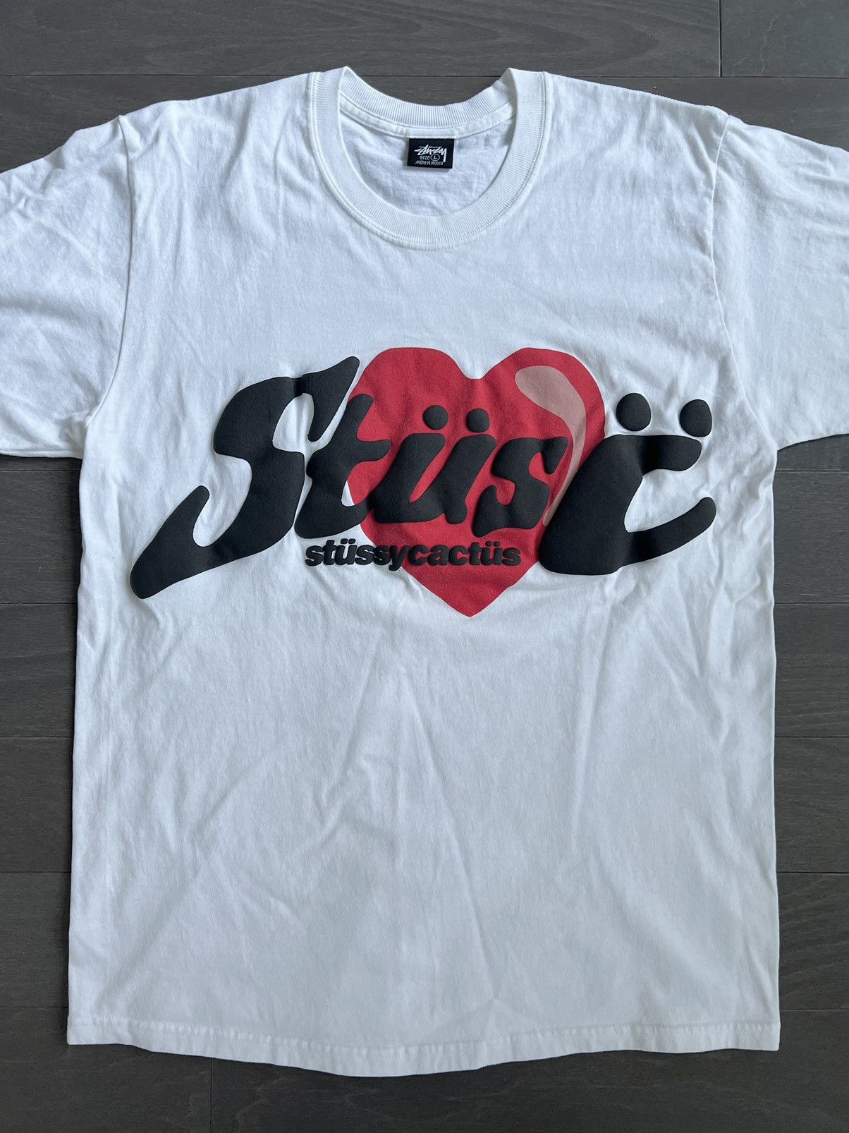 2024新発 Cactus Plant T-Shirt Heart CPFM Stussy Stussy × Market Flea トップス