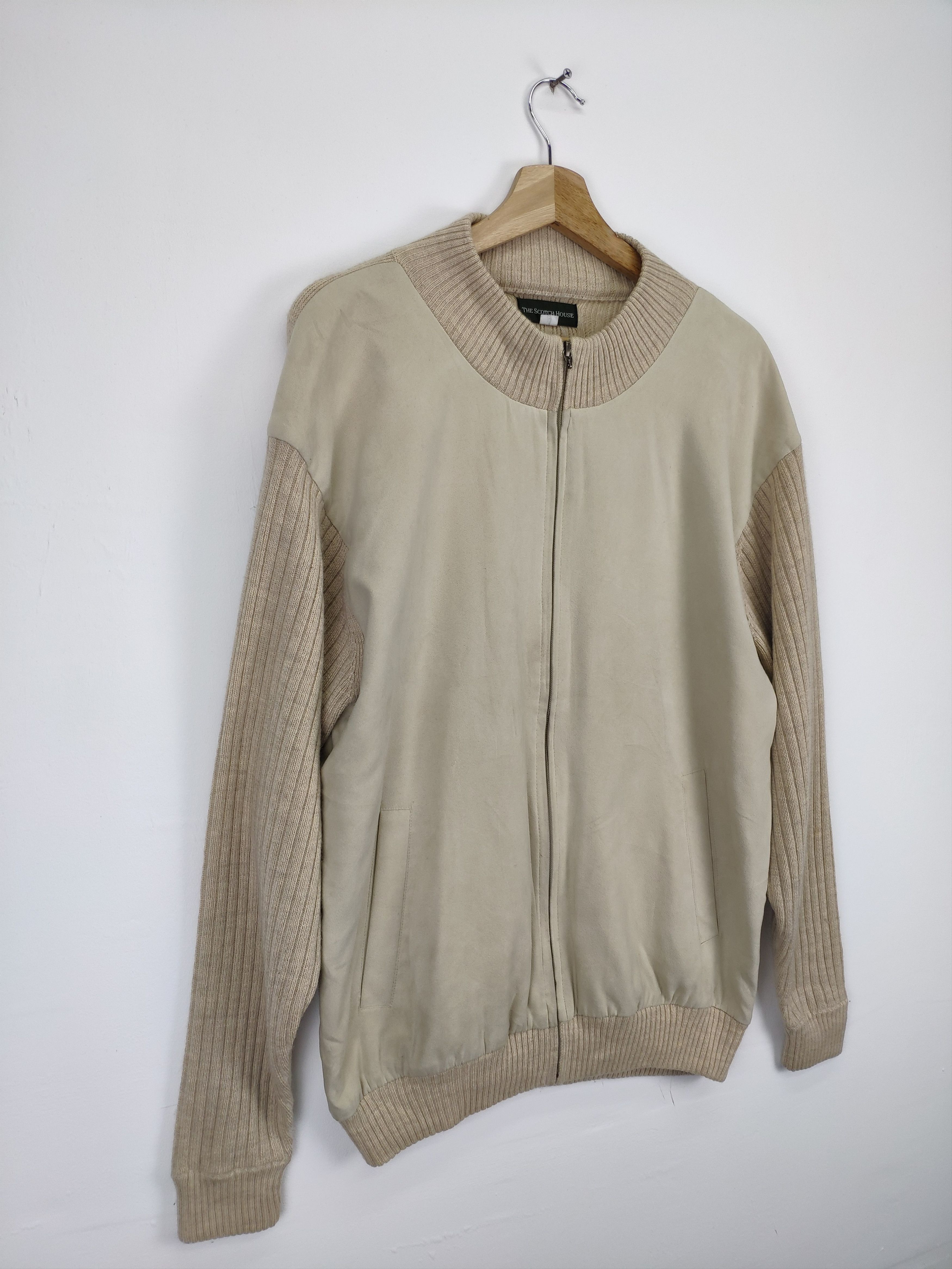 Designer × Vintage Vintage The Scotch House Jacket Sheep Skin Leather Size US M / EU 48-50 / 2 - 3 Thumbnail