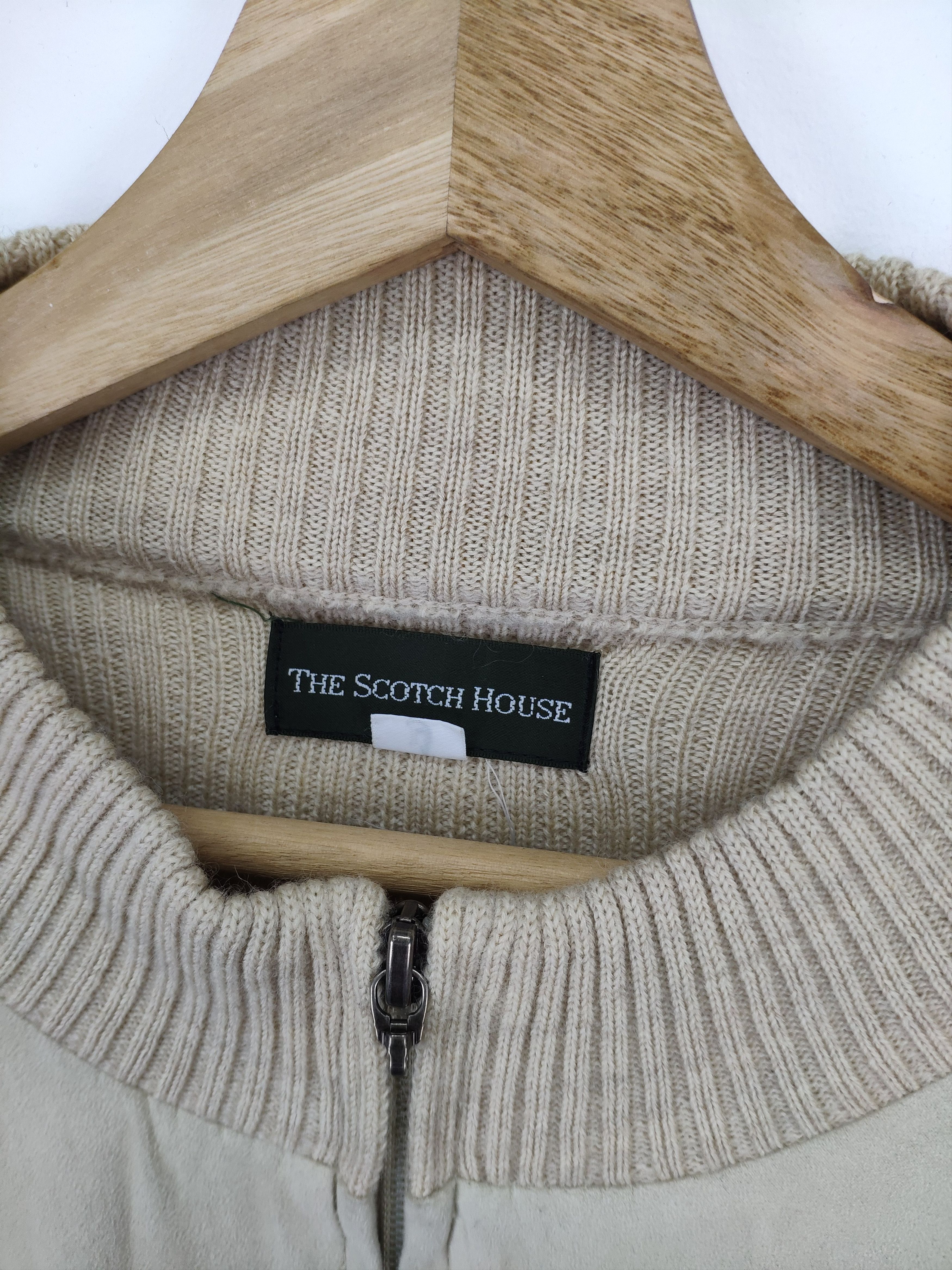 Designer × Vintage Vintage The Scotch House Jacket Sheep Skin Leather Size US M / EU 48-50 / 2 - 8 Thumbnail