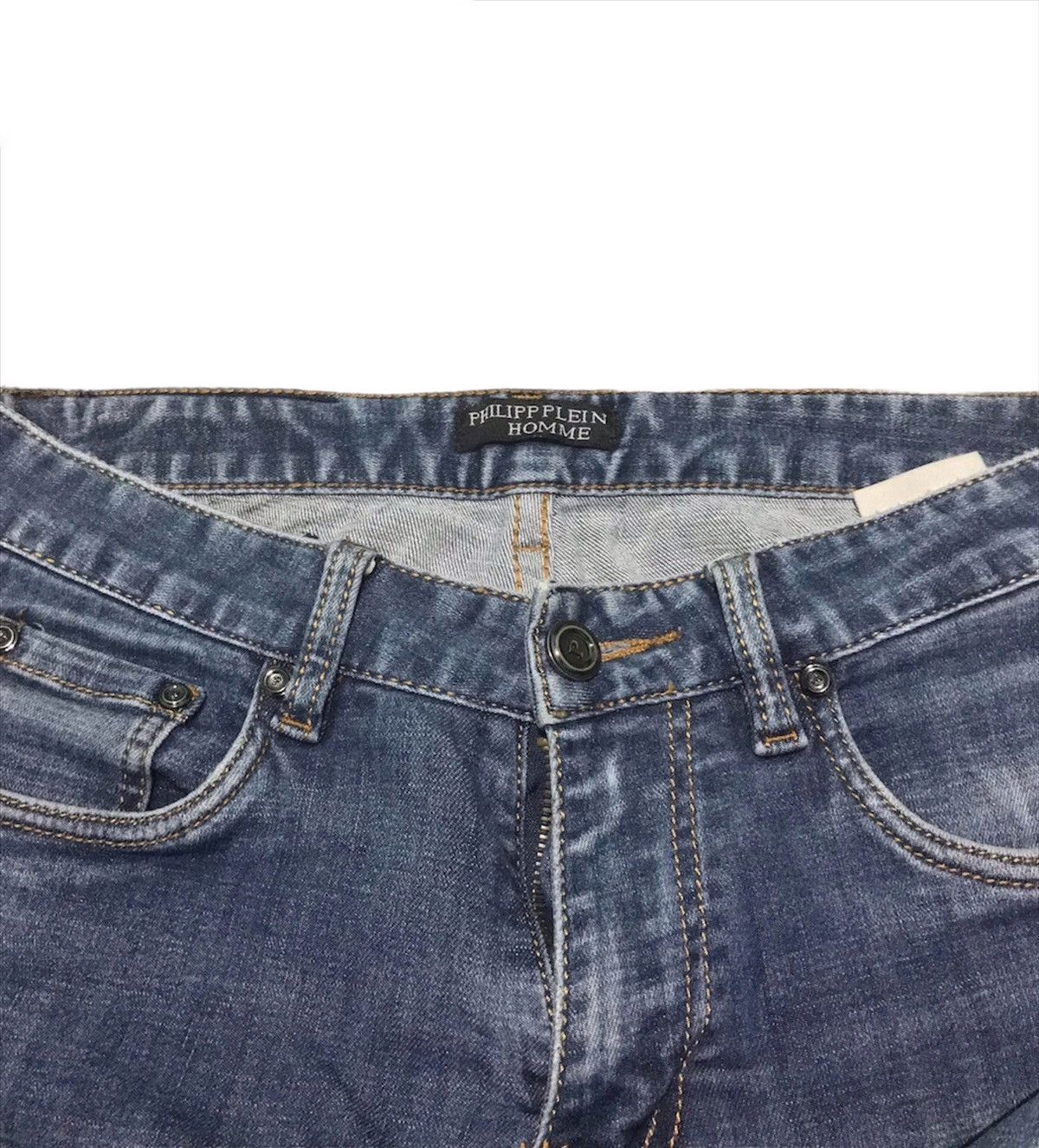 Japanese Brand × Vintage Mega Rare Philipp Plein Homme Denim Jeans Size US 28 / EU 44 - 7 Thumbnail