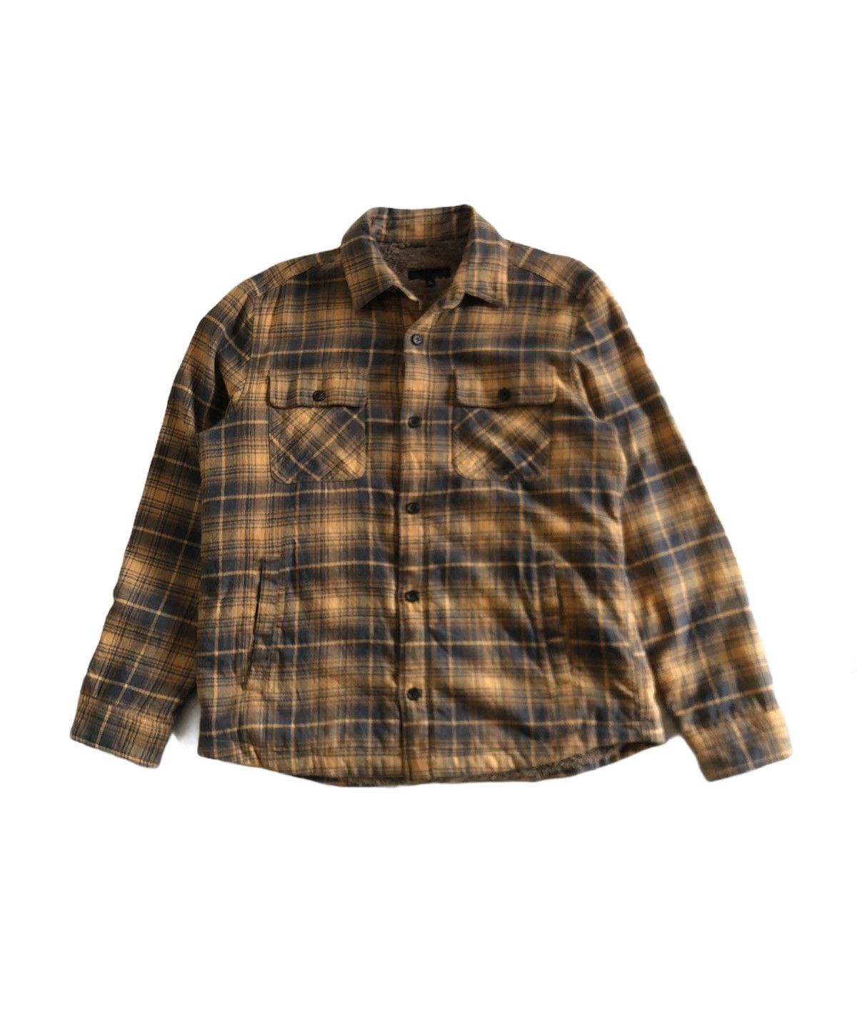 Uniqlo 🔥Uniqlo Flannel Button Jacket Faux Fur Inside Size US M / EU 48-50 / 2 - 2 Thumbnail